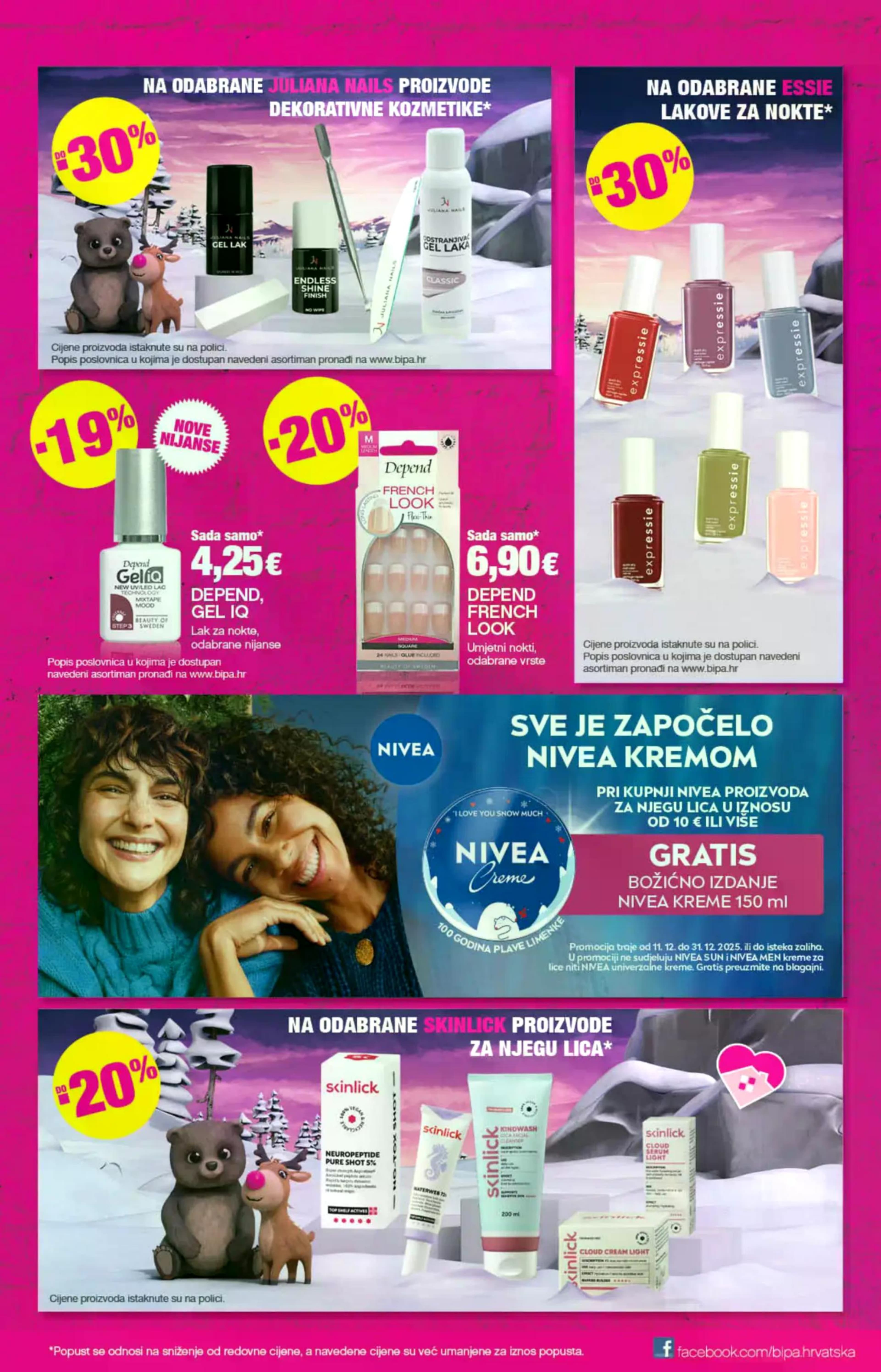 Stranica 12. Bipa kataloga - Akcije od 11.12. do 31.12.2025.
