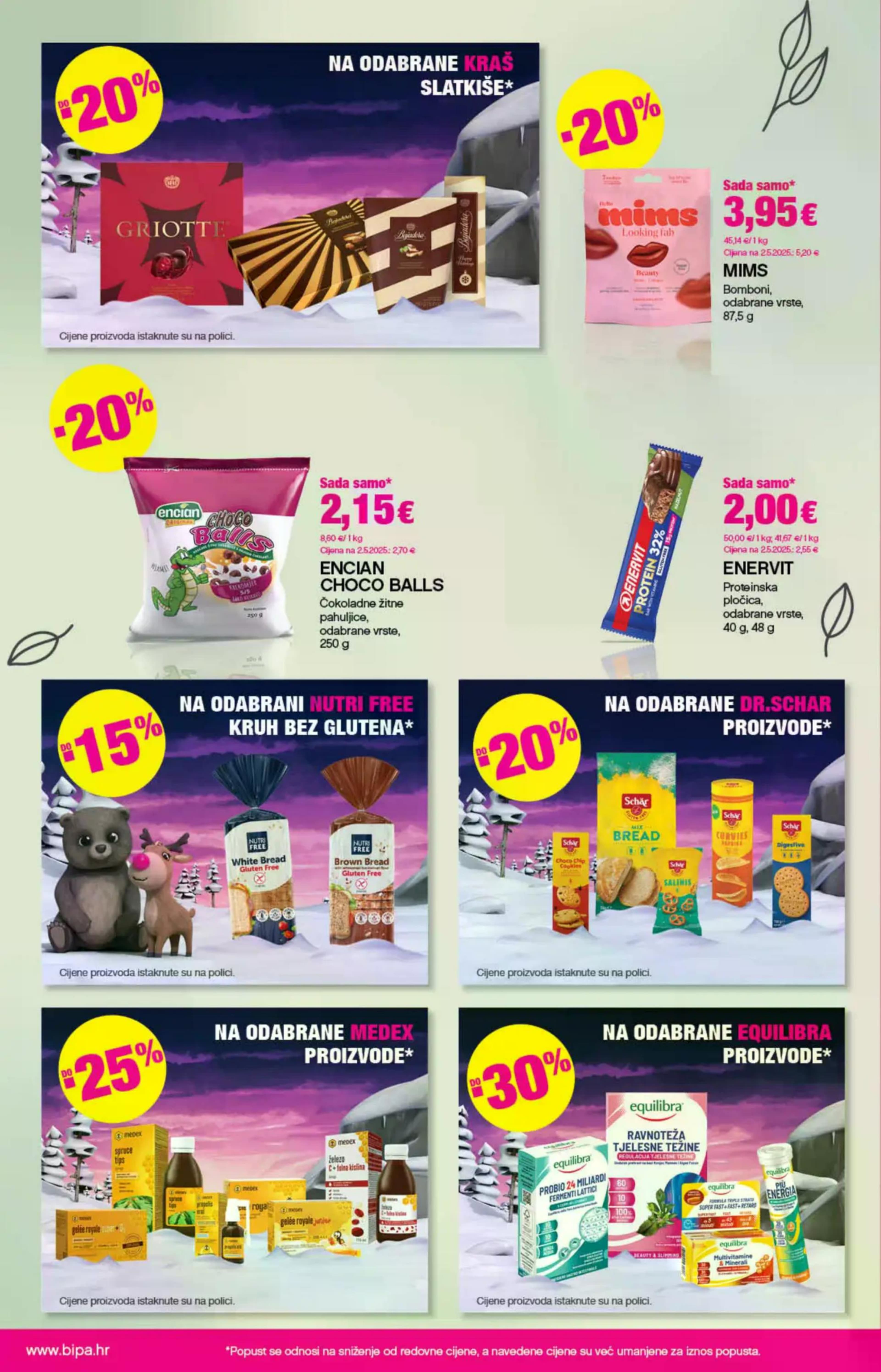 Stranica 32. Bipa kataloga - Akcije od 11.12. do 31.12.2025.