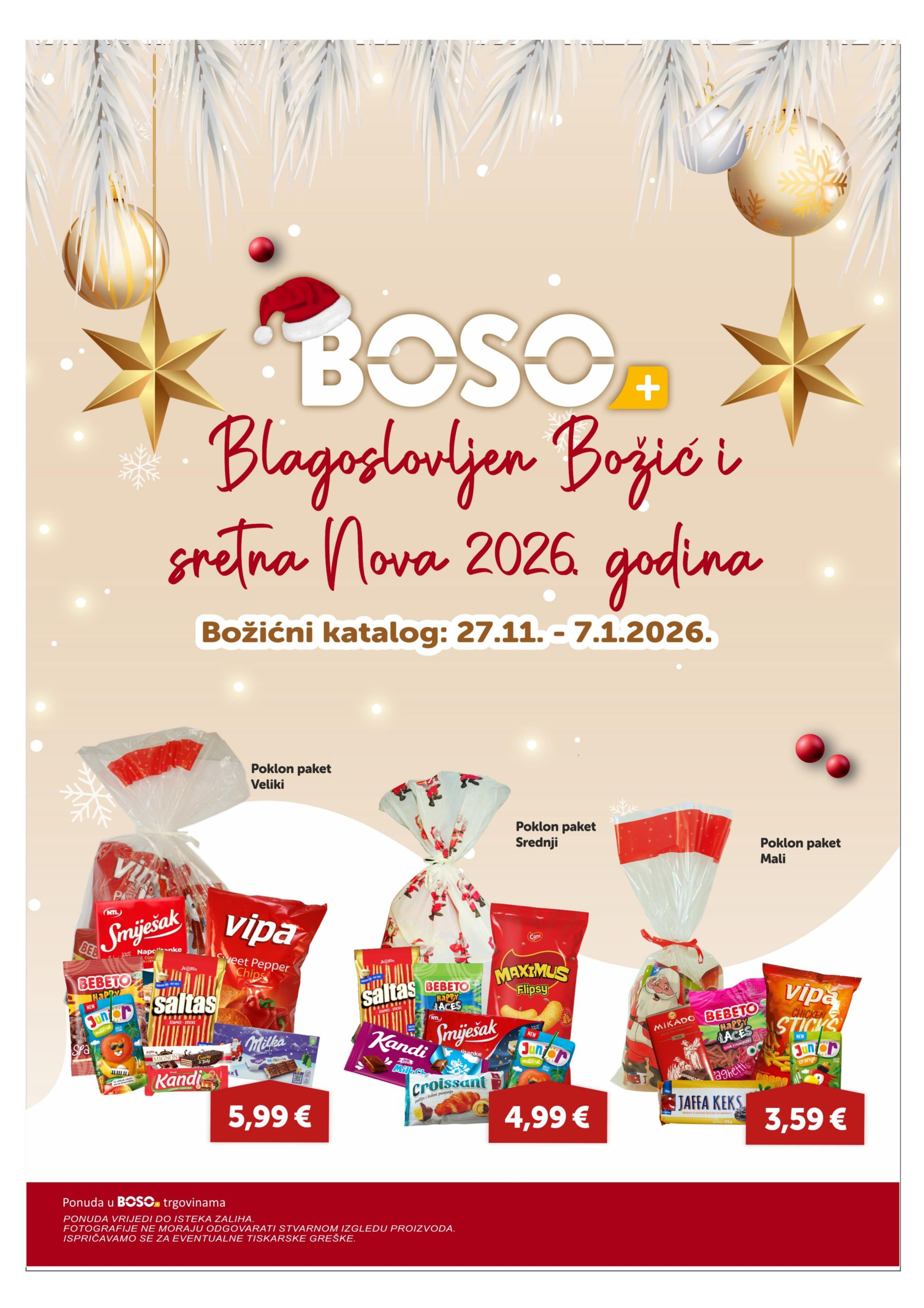 Stranica 1. Boso kataloga - Akcije od 27.11. do 07.01.2026.