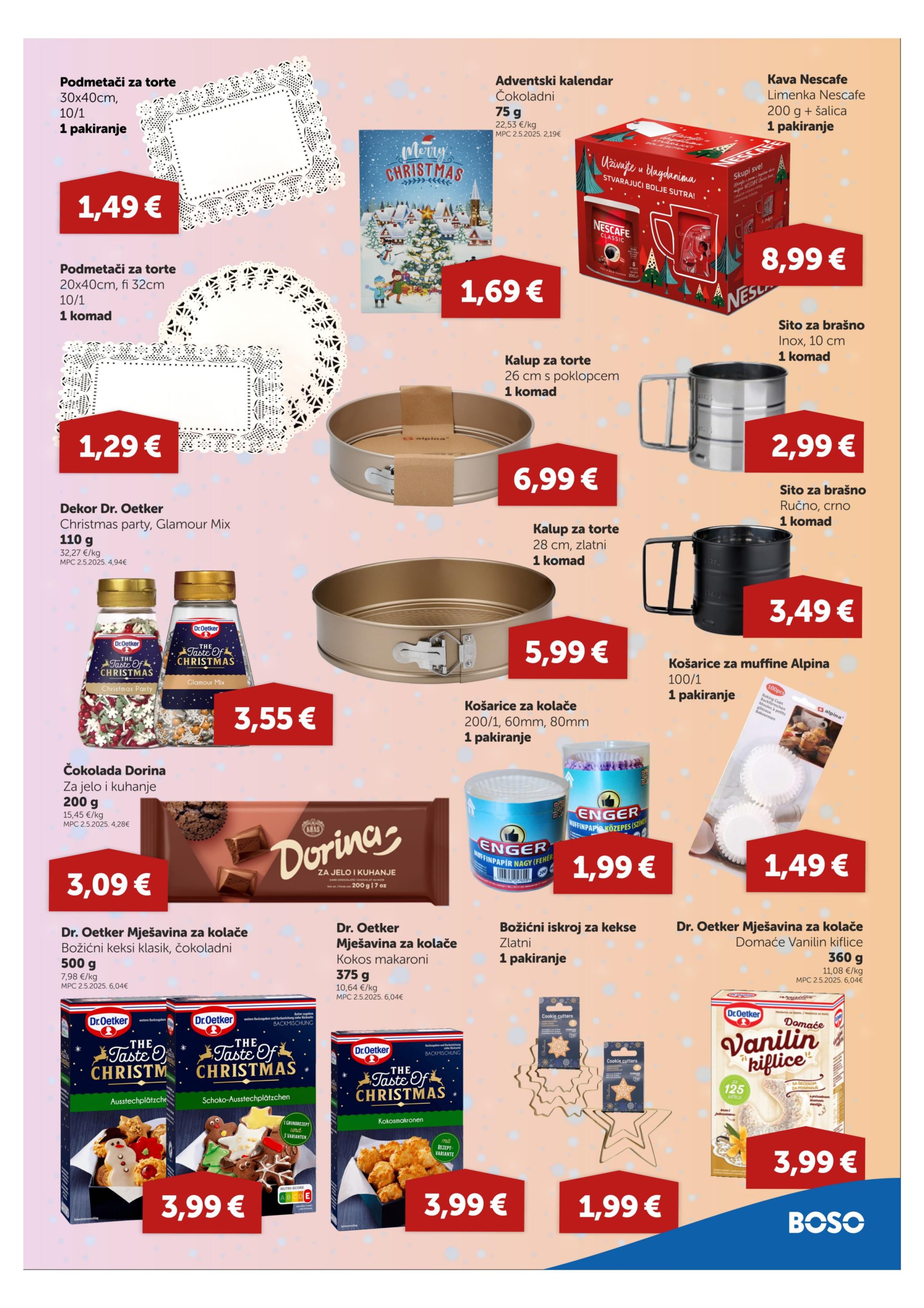 Page from catalog: Božić