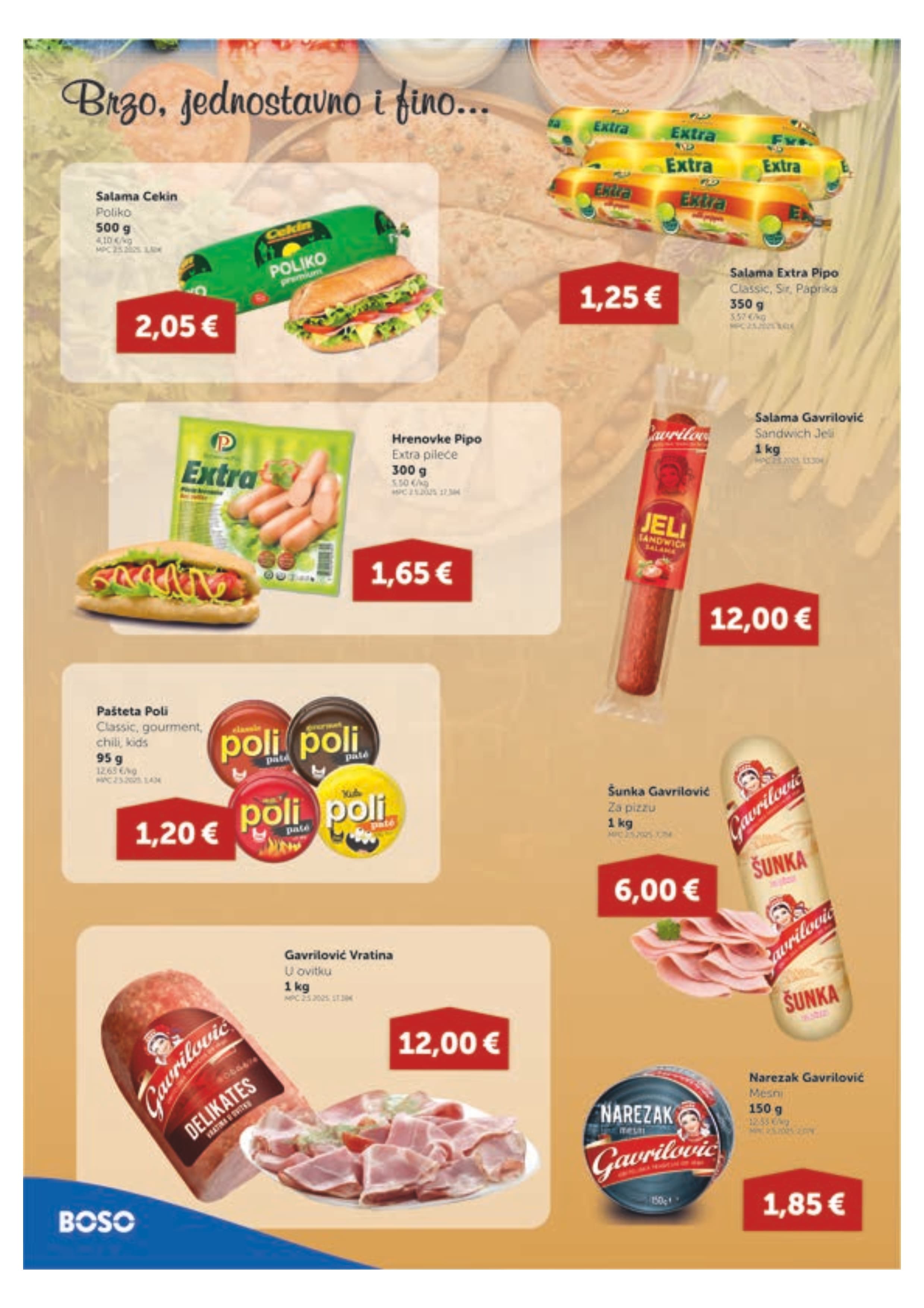 Page from catalog: Akcijska ponuda