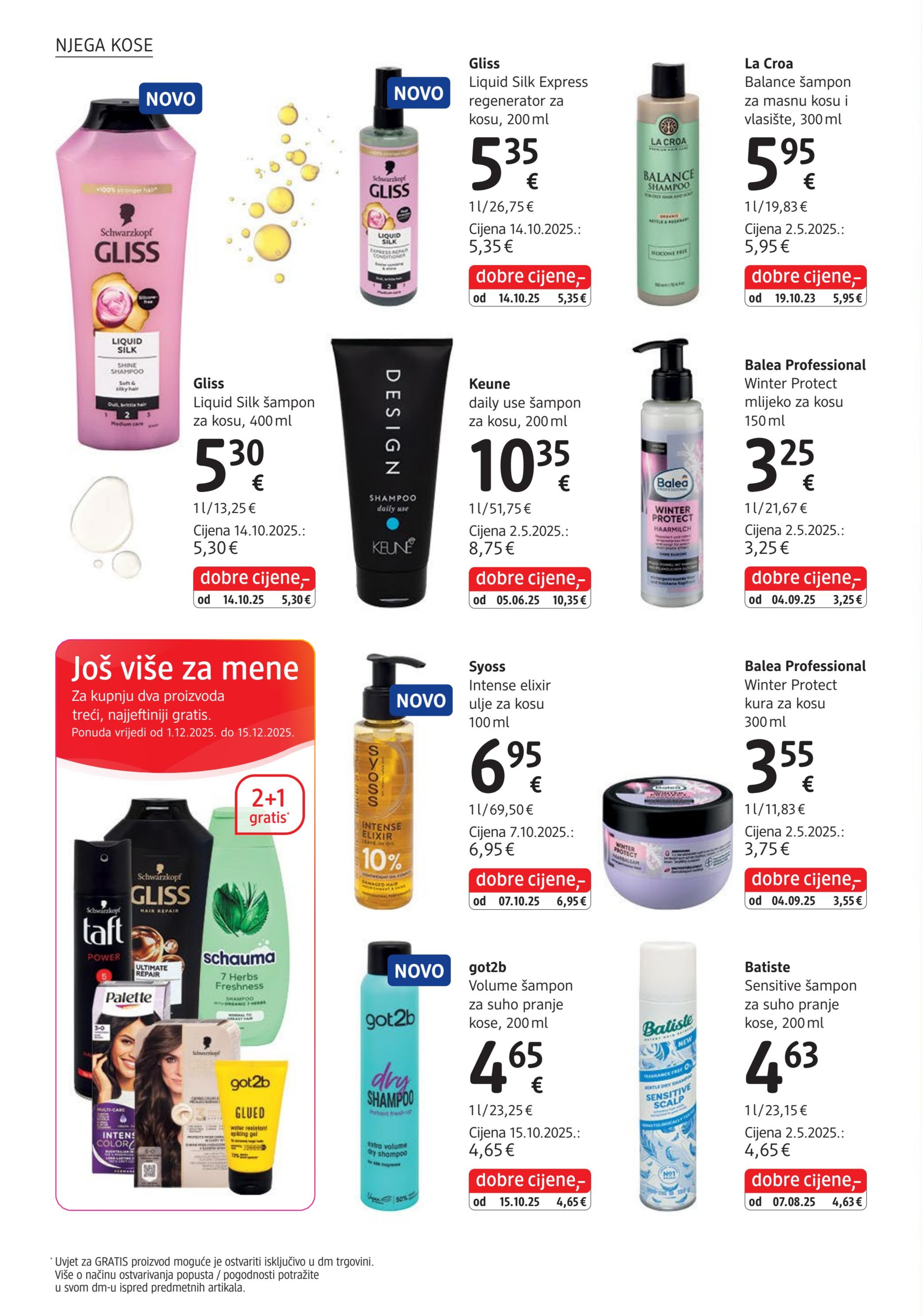 Stranica 20. Dm kataloga - Akcije od 01.12. do 31.12.2025.