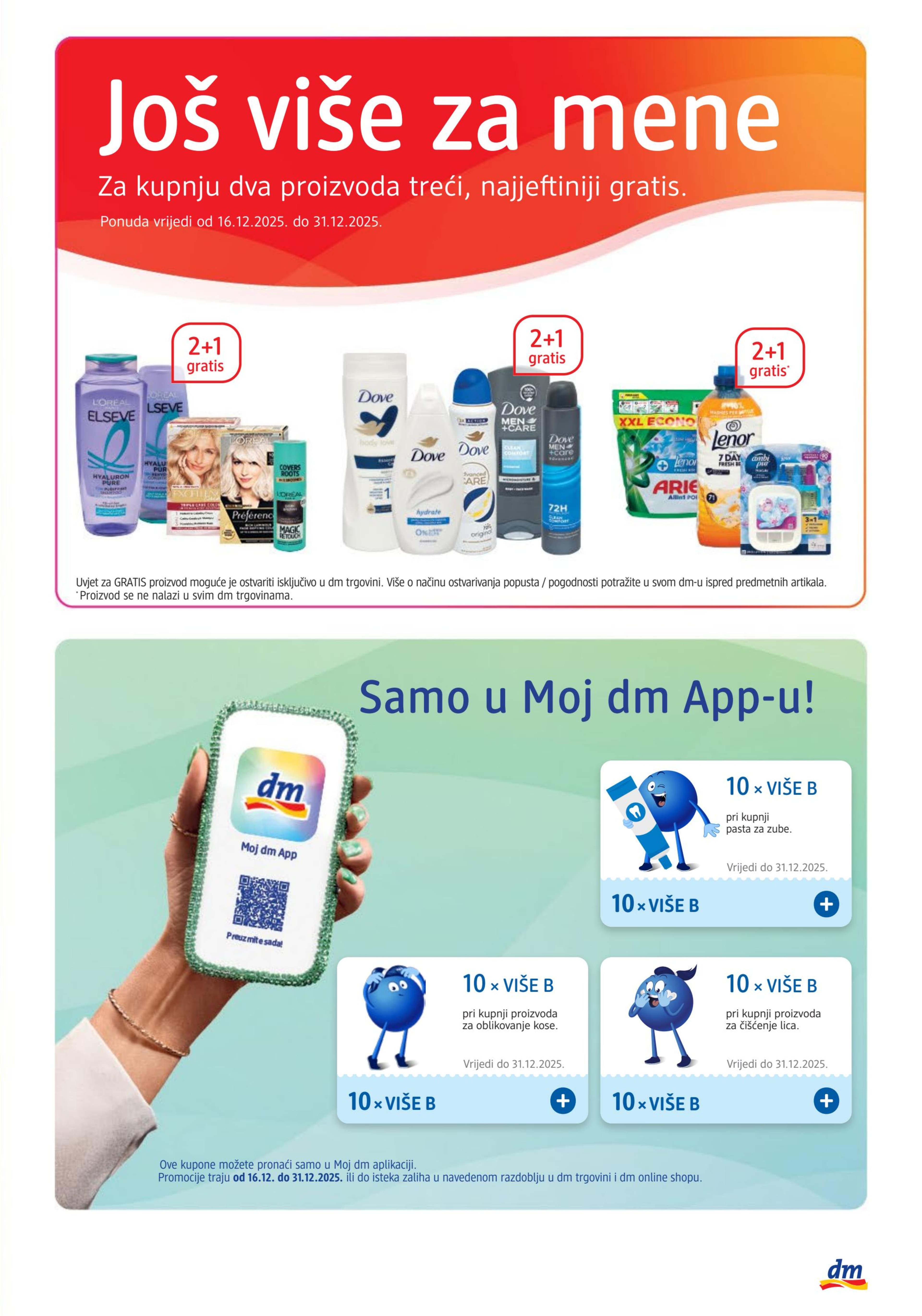 Stranica 29. Dm kataloga - Akcije od 11.12. do 31.12.2025.