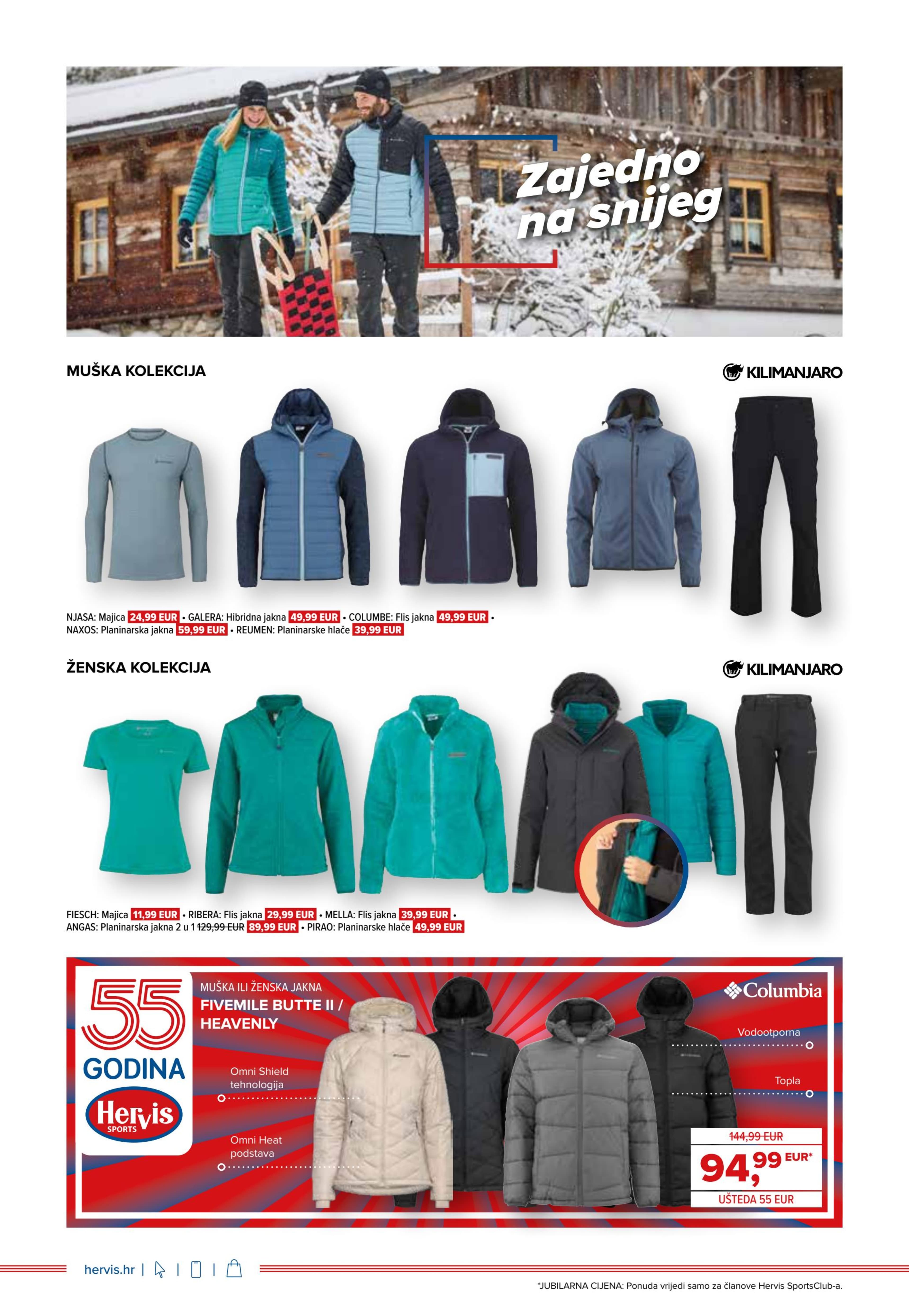 Page from catalog: Otvaranje skijaške sezone