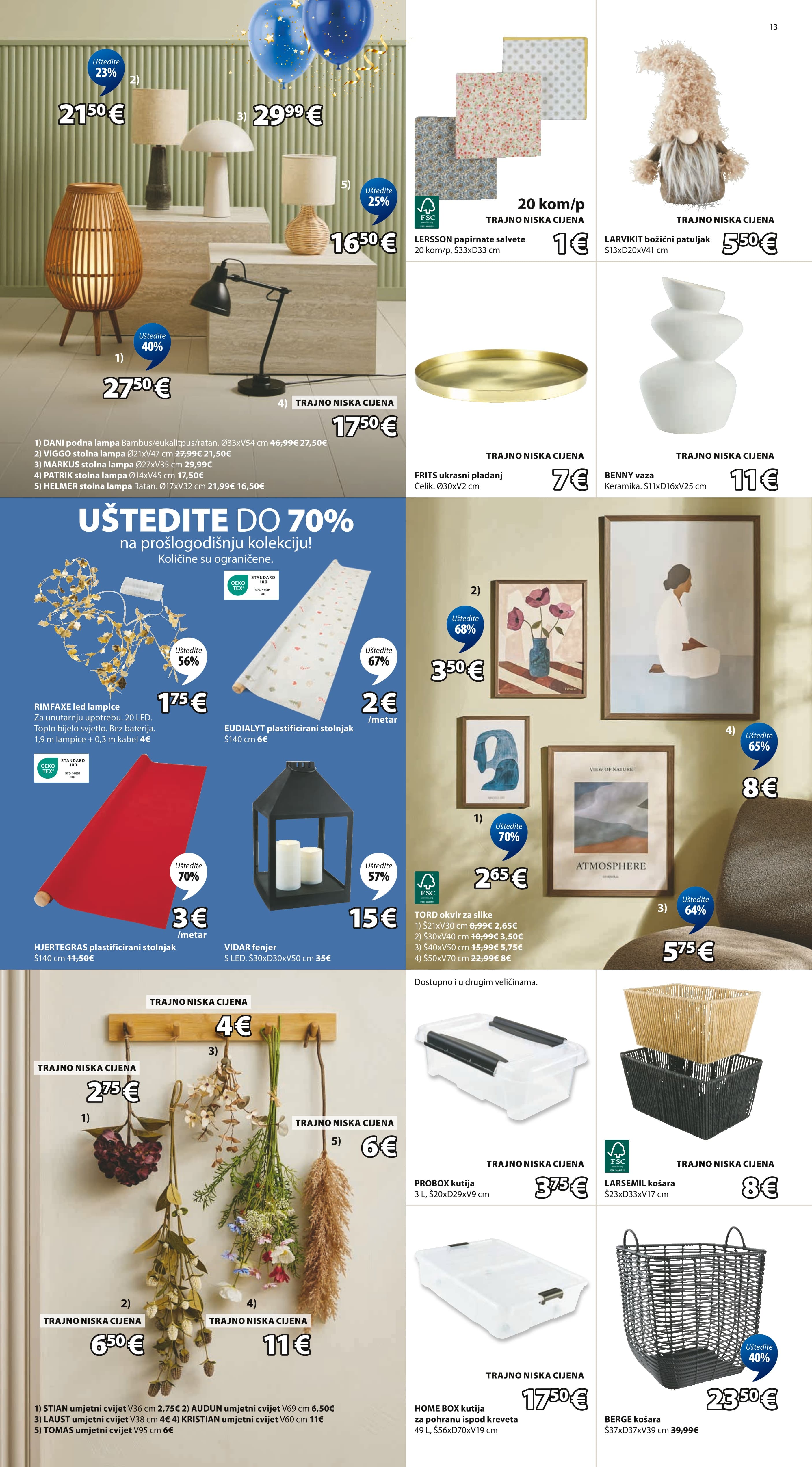 Page from catalog: Akcijska ponuda