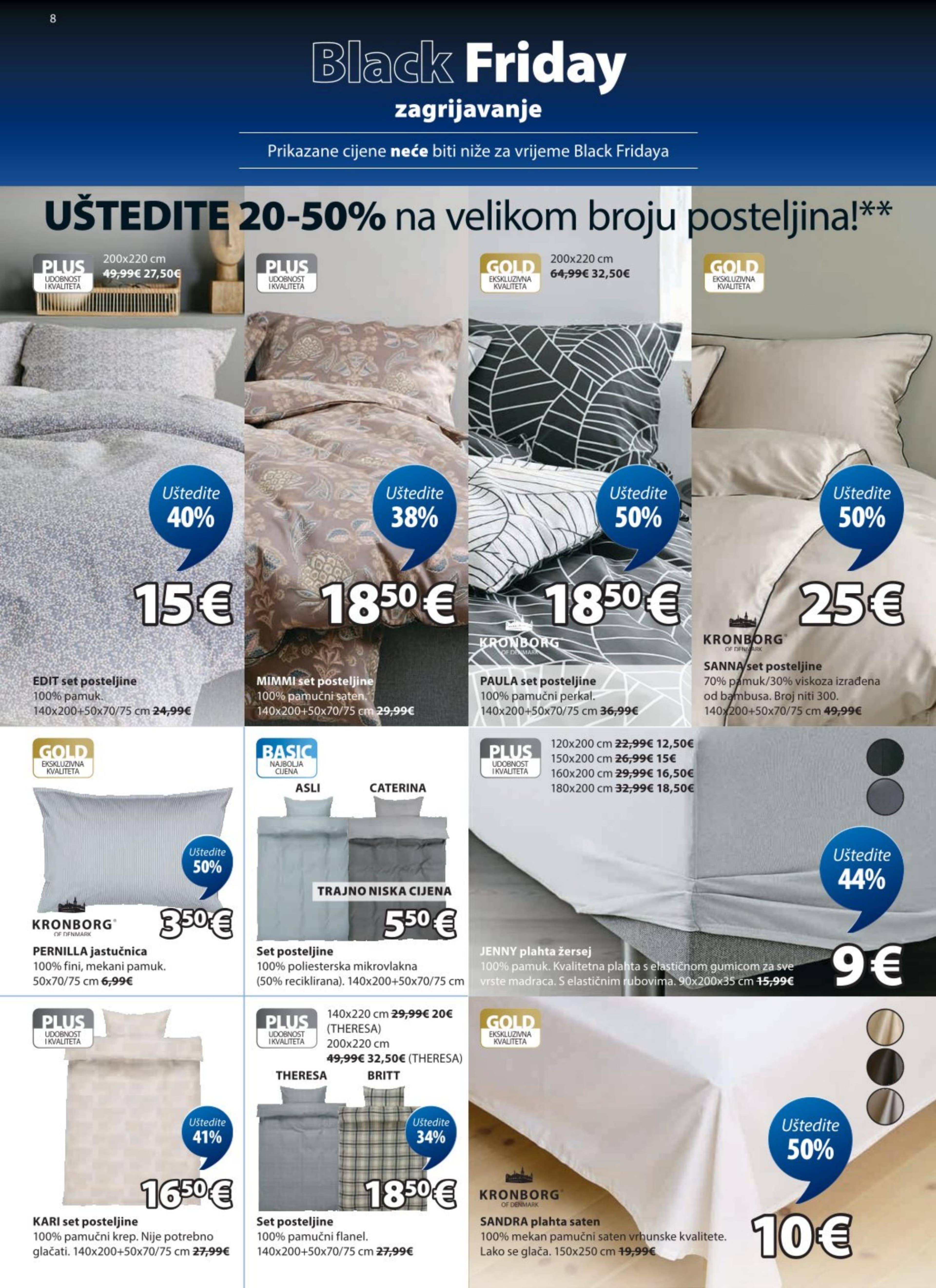 Stranica 8. Jysk kataloga - Akcije od 19.11. do 30.11.2025.