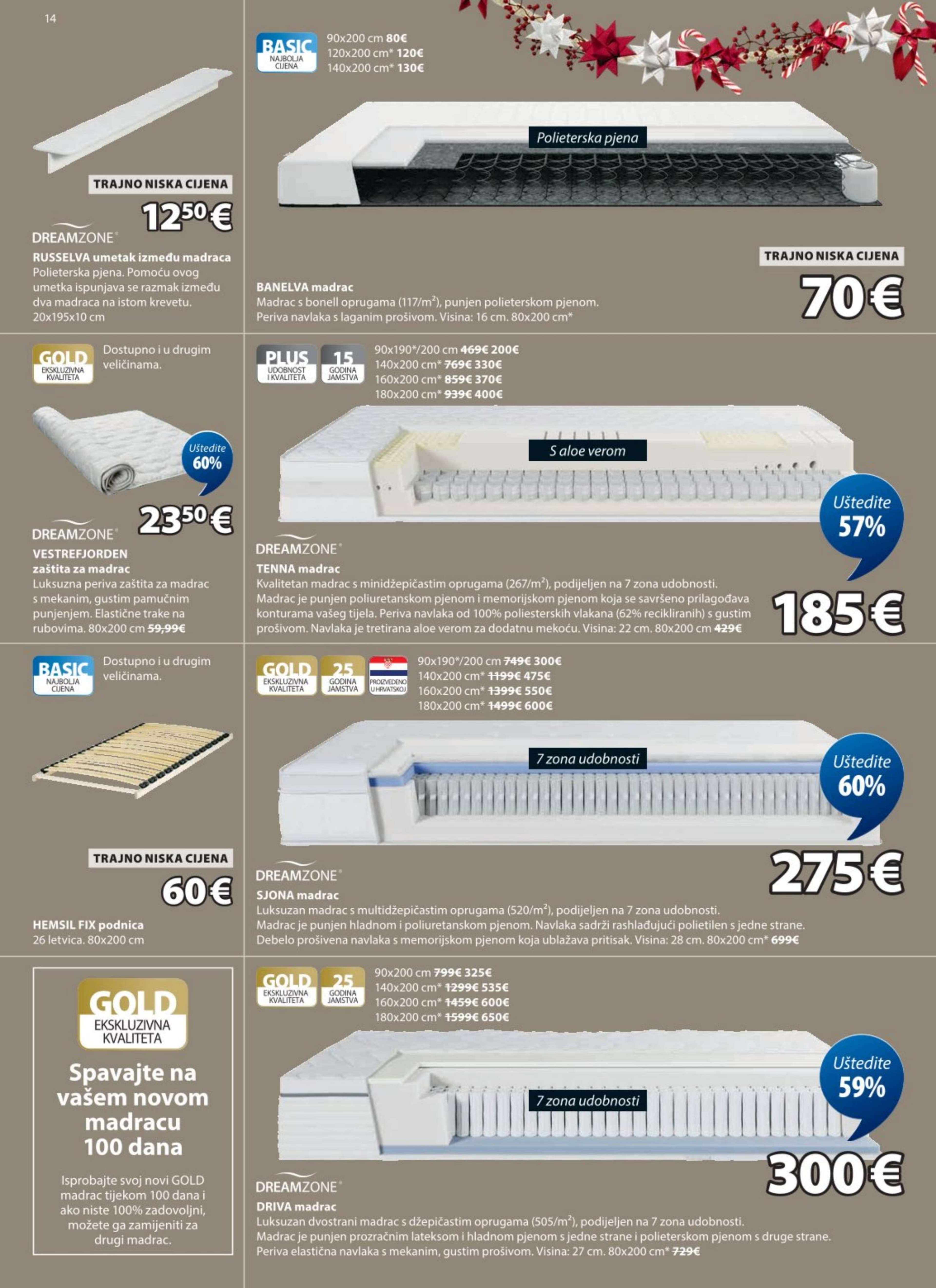 Page from catalog: Izvrsna Božićna ponuda