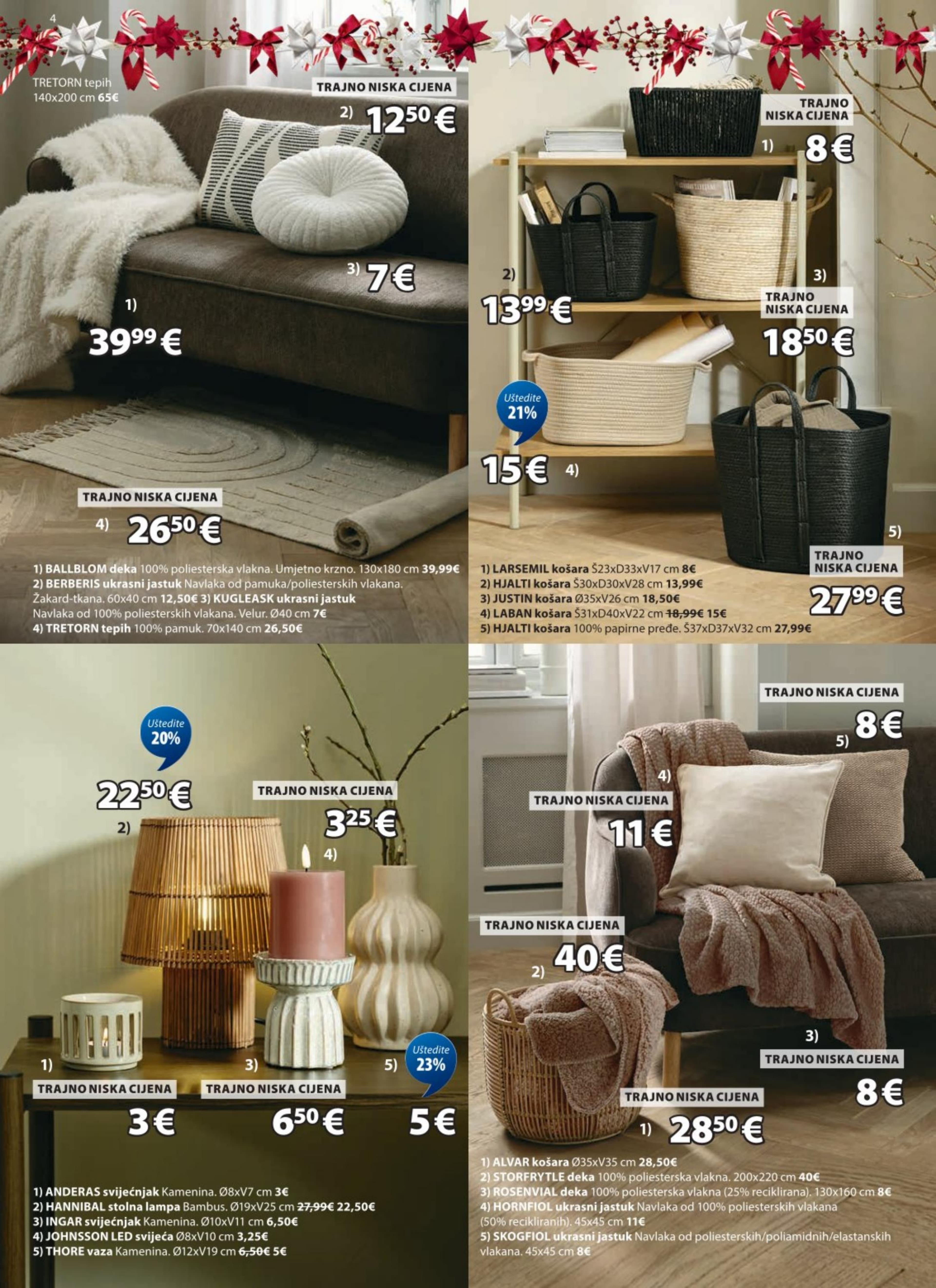 Page from catalog: Izvrsna Božićna ponuda