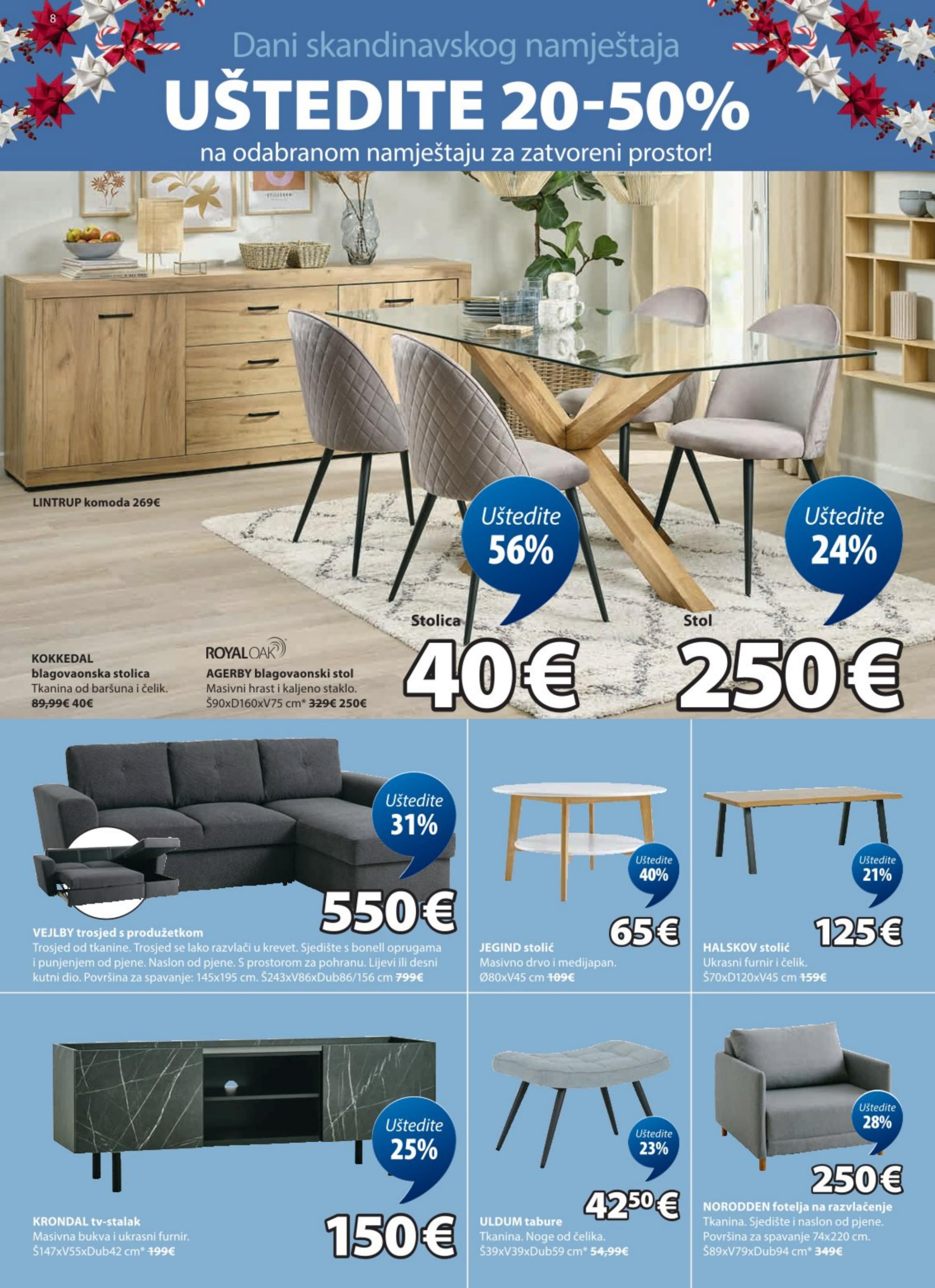 Stranica 8. Jysk kataloga - Akcije od 10.12. do 30.12.2025.