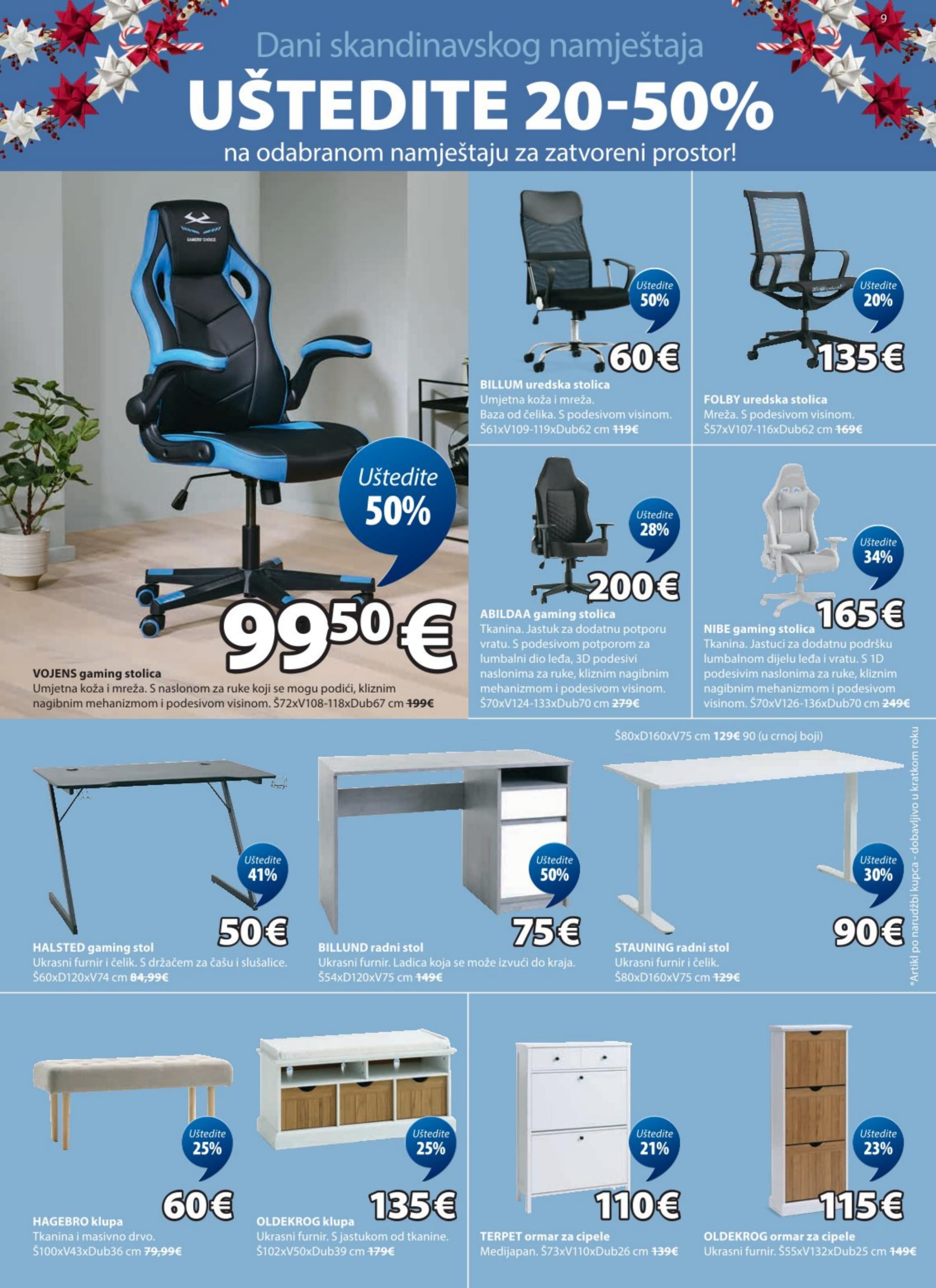 Stranica 9. Jysk kataloga - Akcije od 10.12. do 30.12.2025.