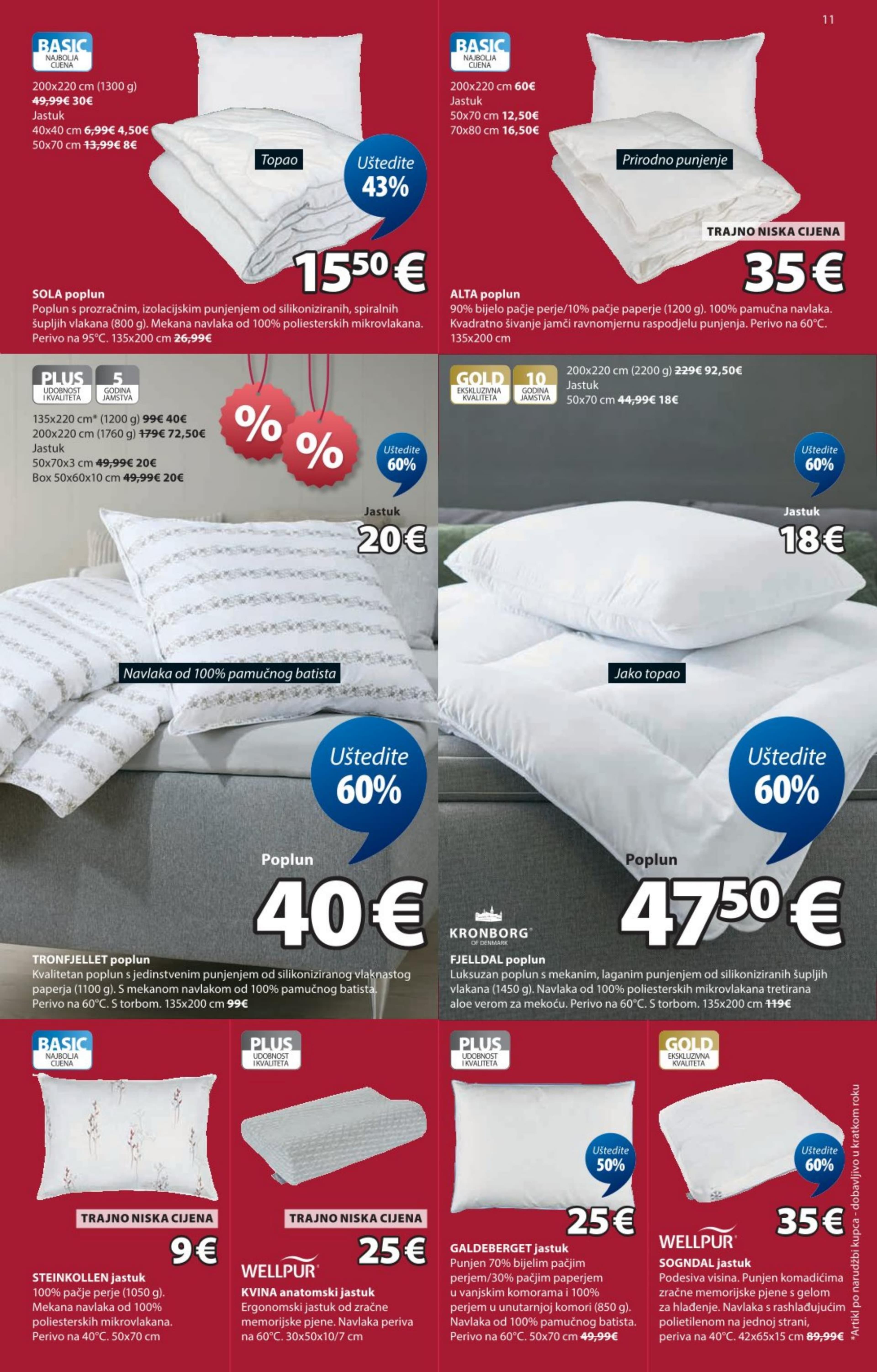 Stranica 11. Jysk kataloga - od 31.12. do 01.02.2026.