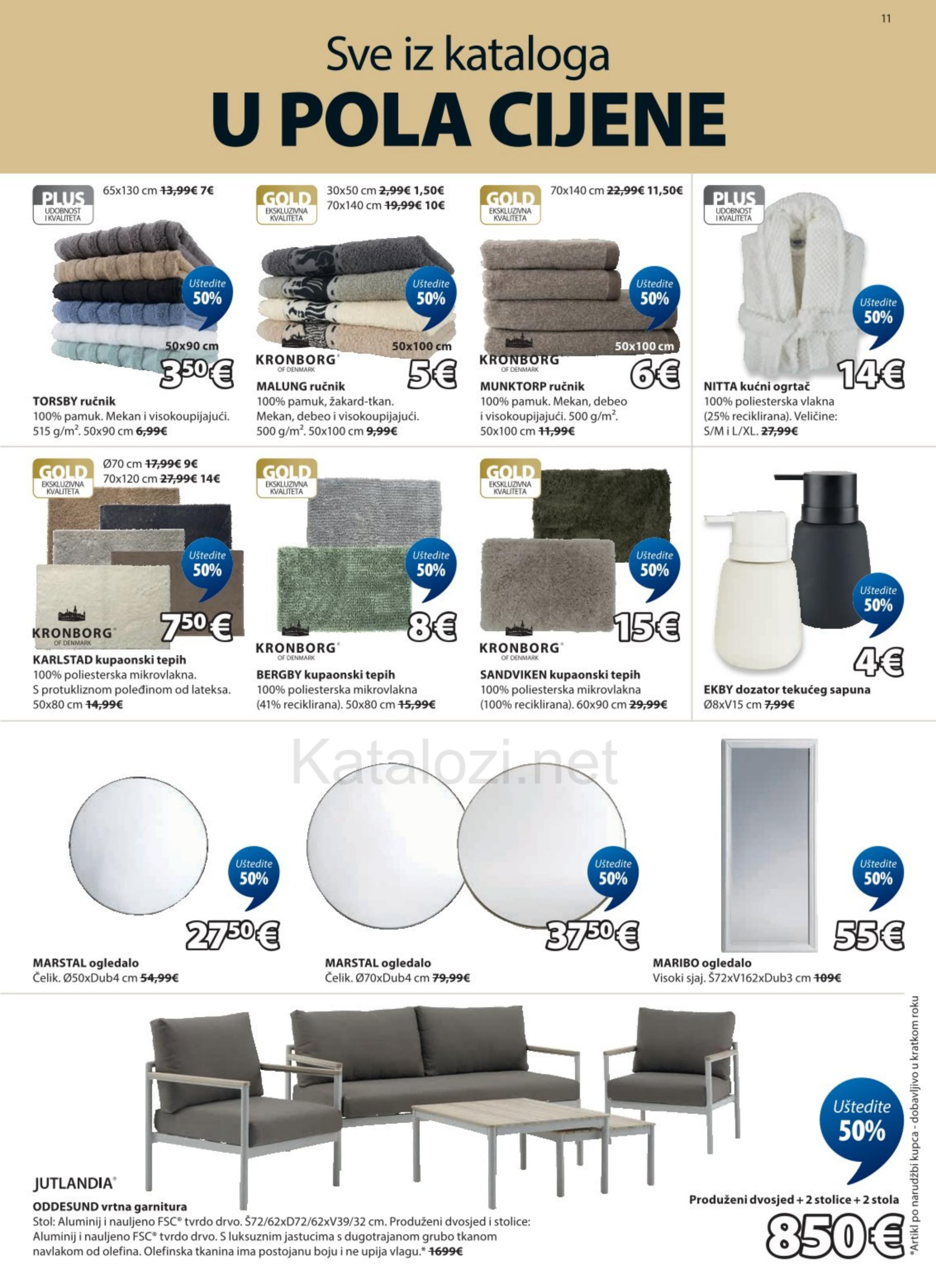Stranica 11. Jysk kataloga -  Sve u pola cijene