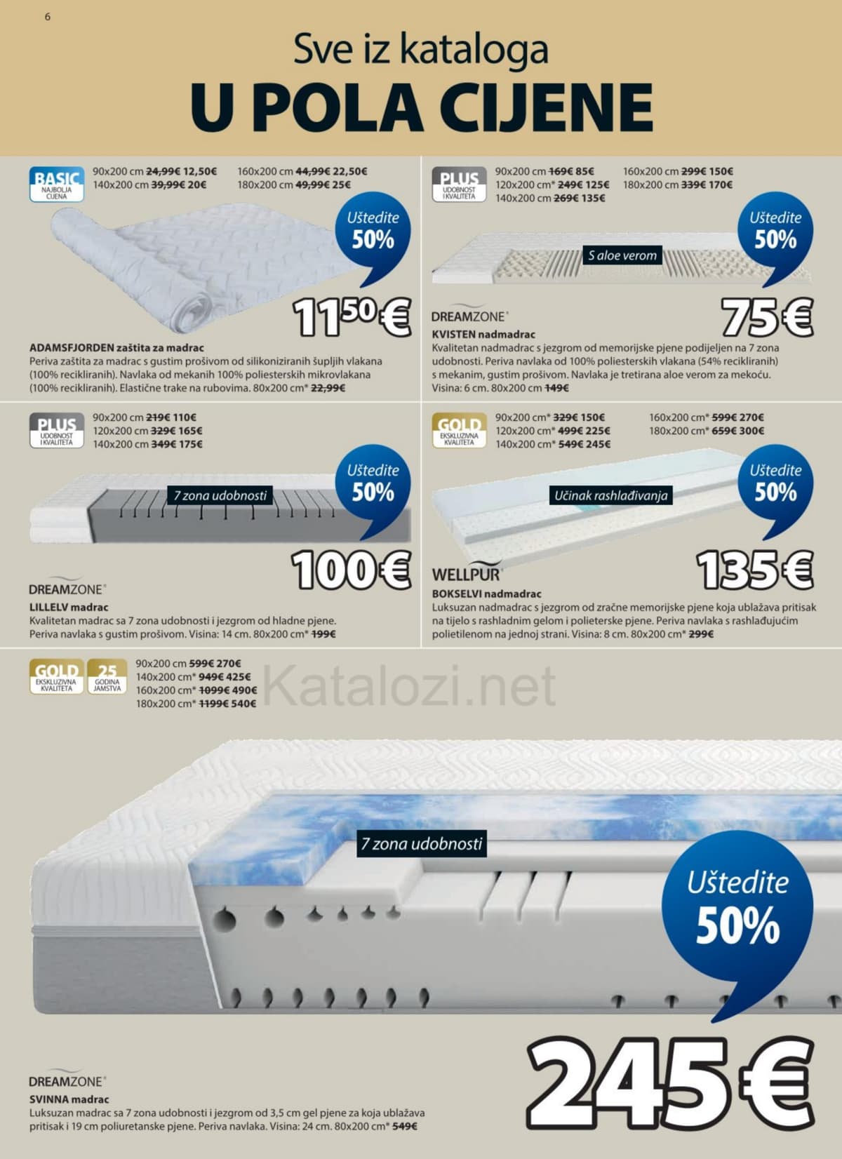 Stranica 6. Jysk kataloga -  Sve u pola cijene od 14.02.2026.