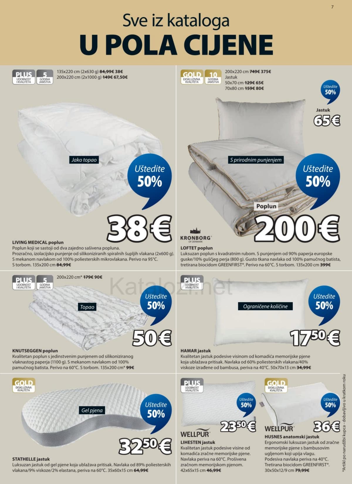 Stranica 7. Jysk kataloga -  Sve u pola cijene