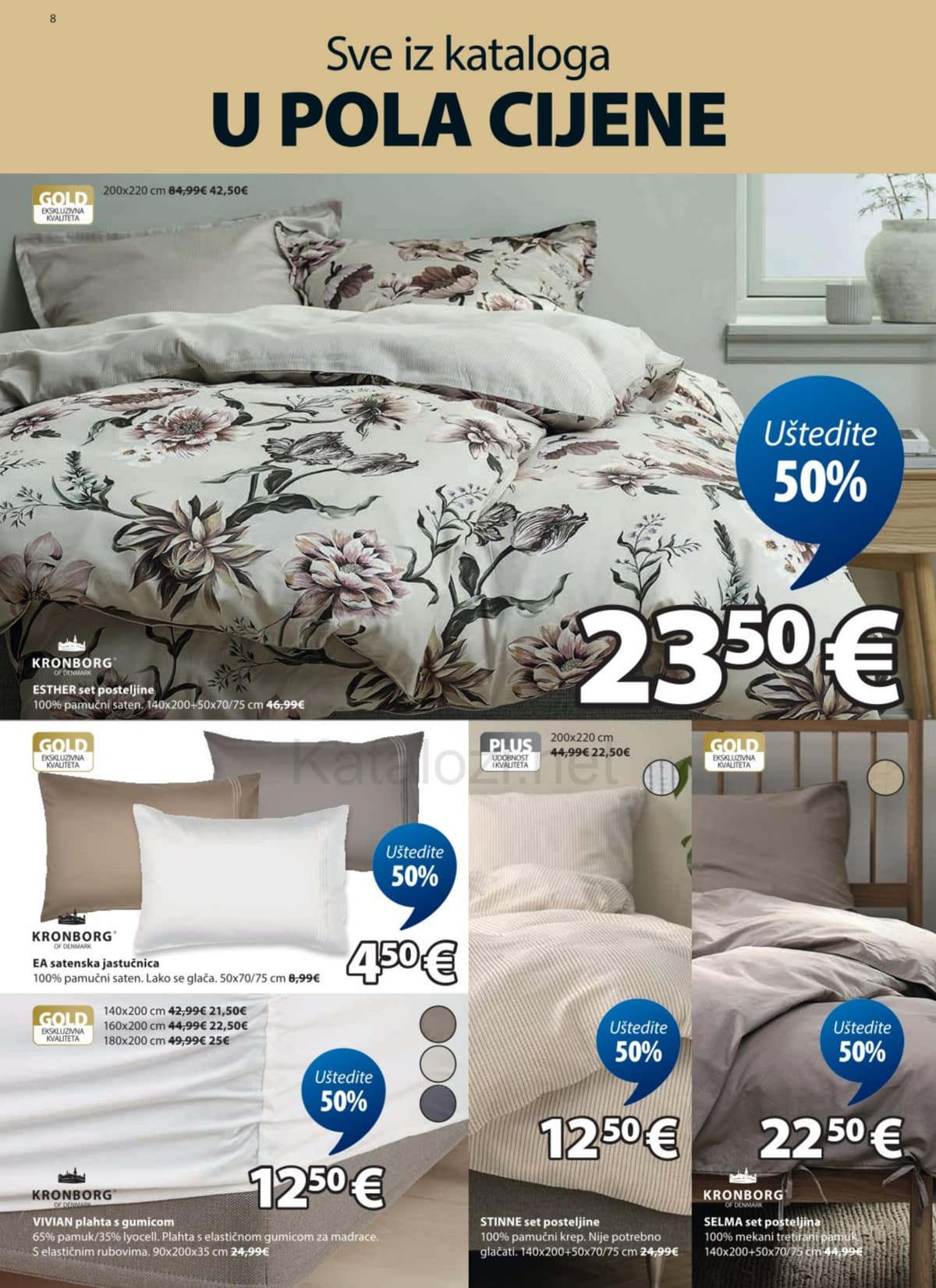 Stranica 8. Jysk kataloga -  Sve u pola cijene