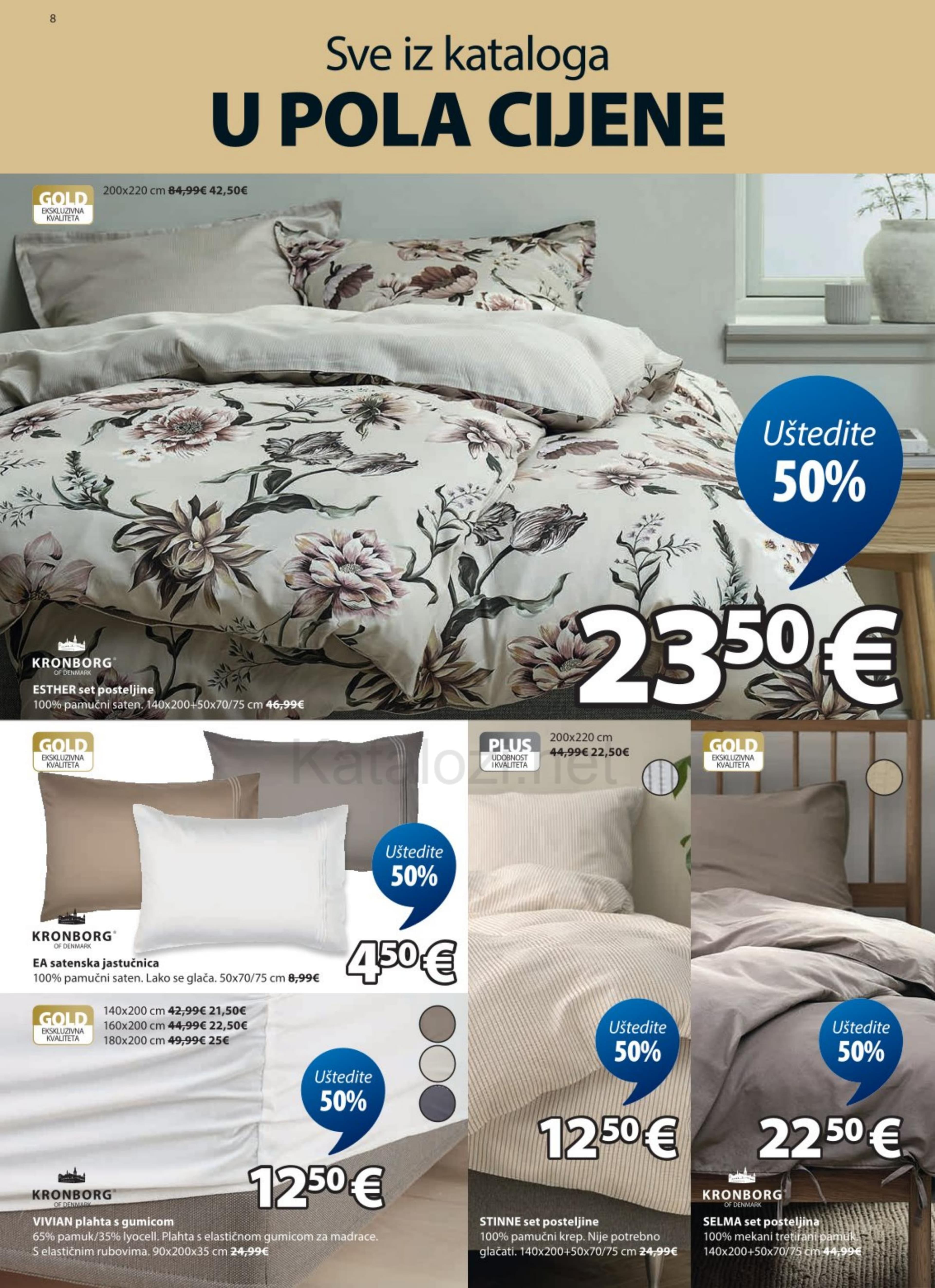 Stranica 8. Jysk kataloga -  Sve u pola cijene
