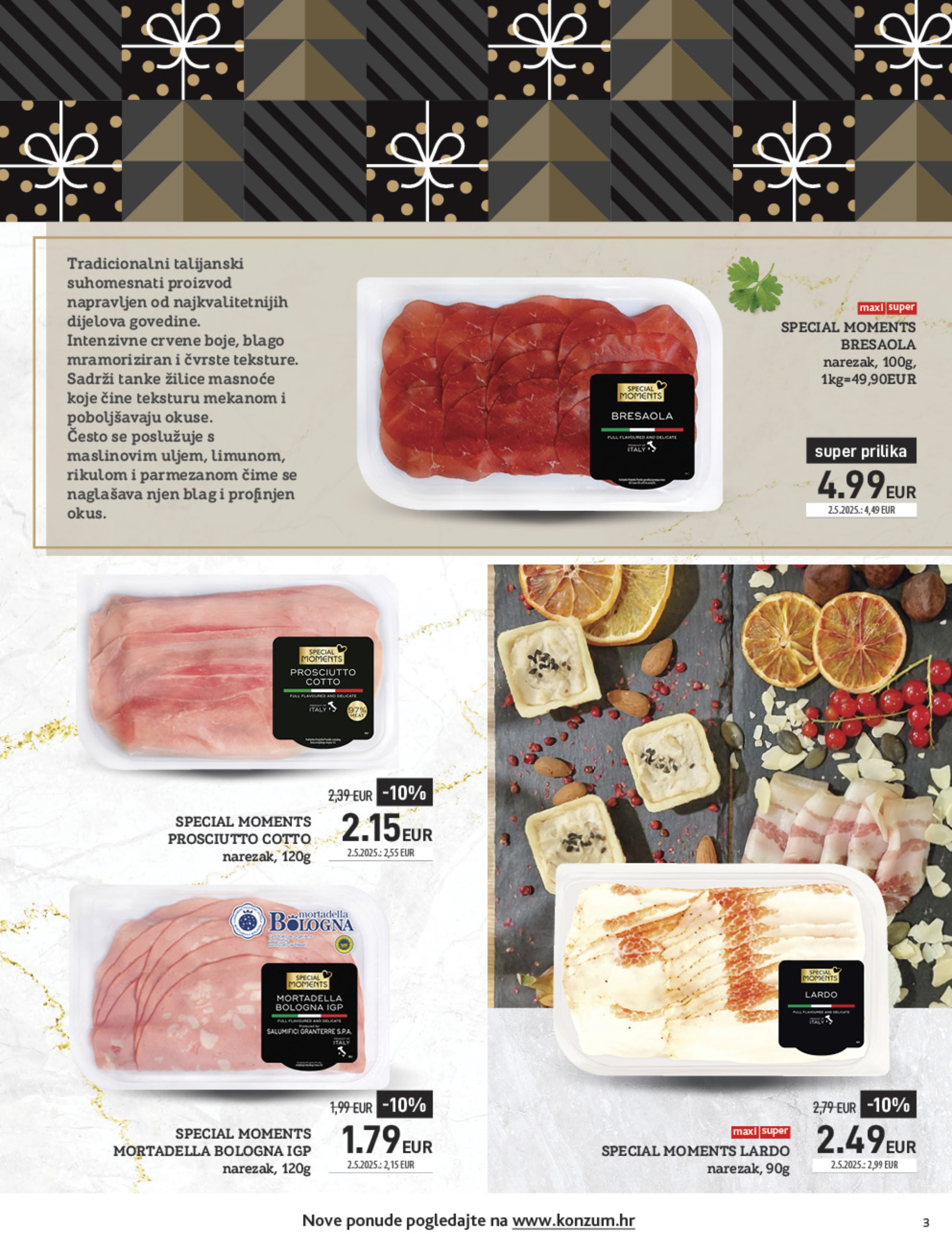 Page from catalog: Special moments