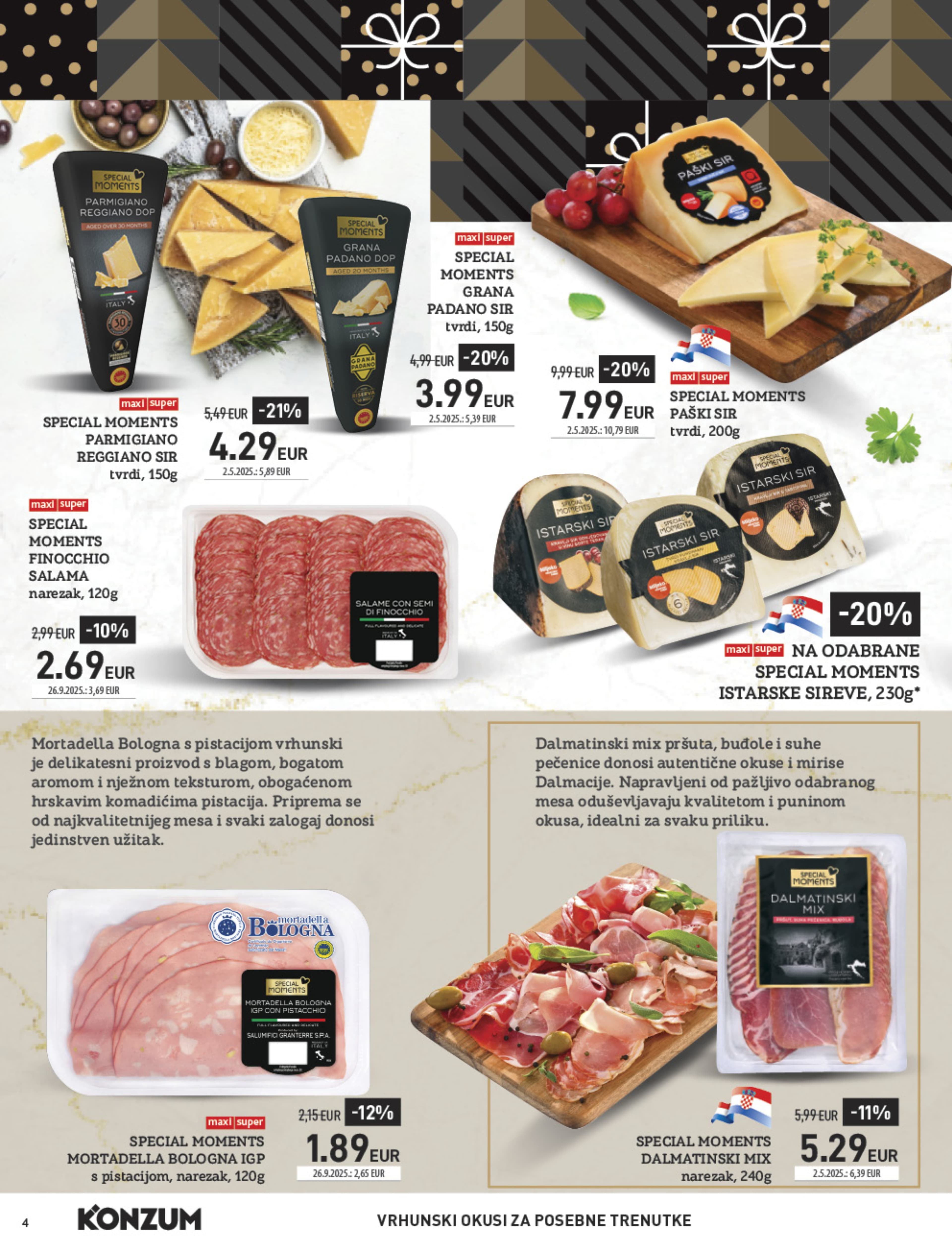 Page from catalog: Special moments