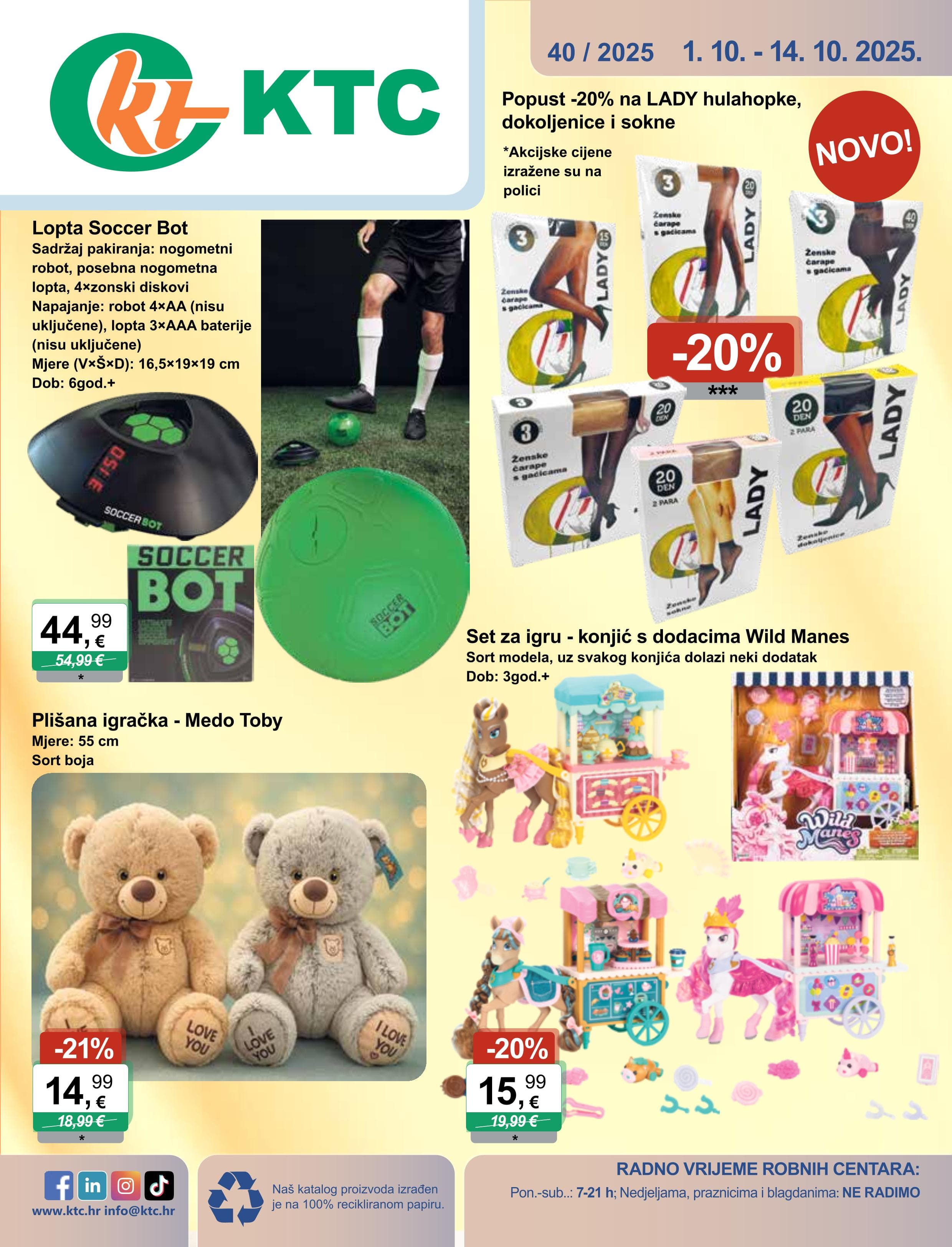 Stranica 1. KTC kataloga - Akcije od 01.10. do 14.10.2025.