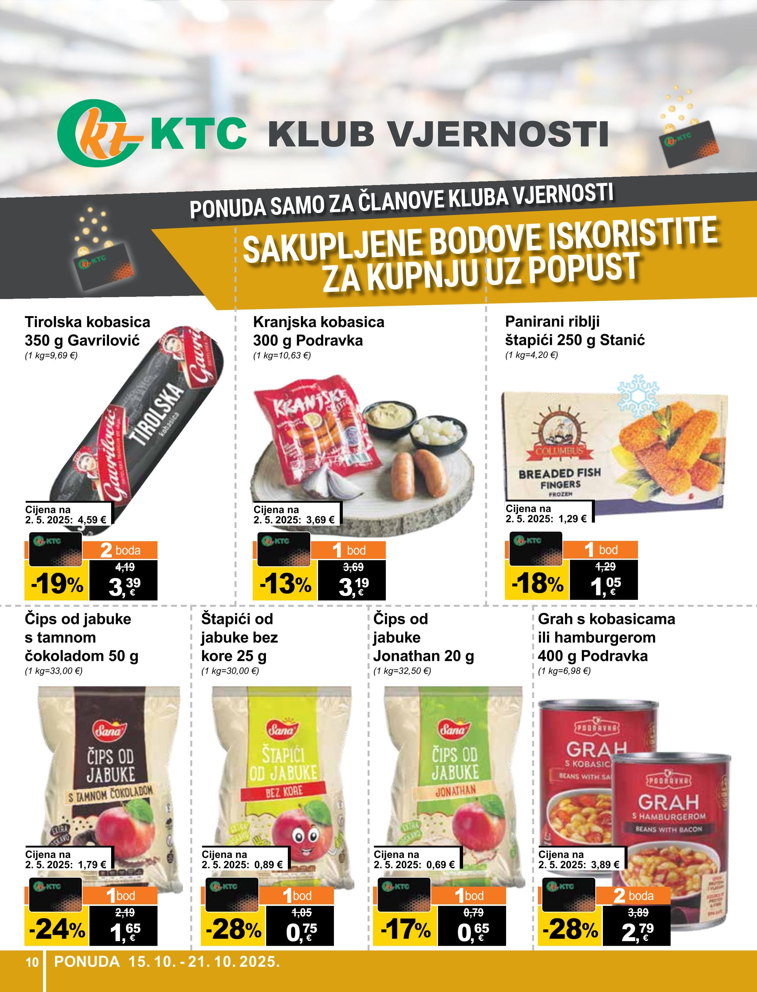 Stranica 10. KTC kataloga - Akcije od 15.10. do 21.10.2025.