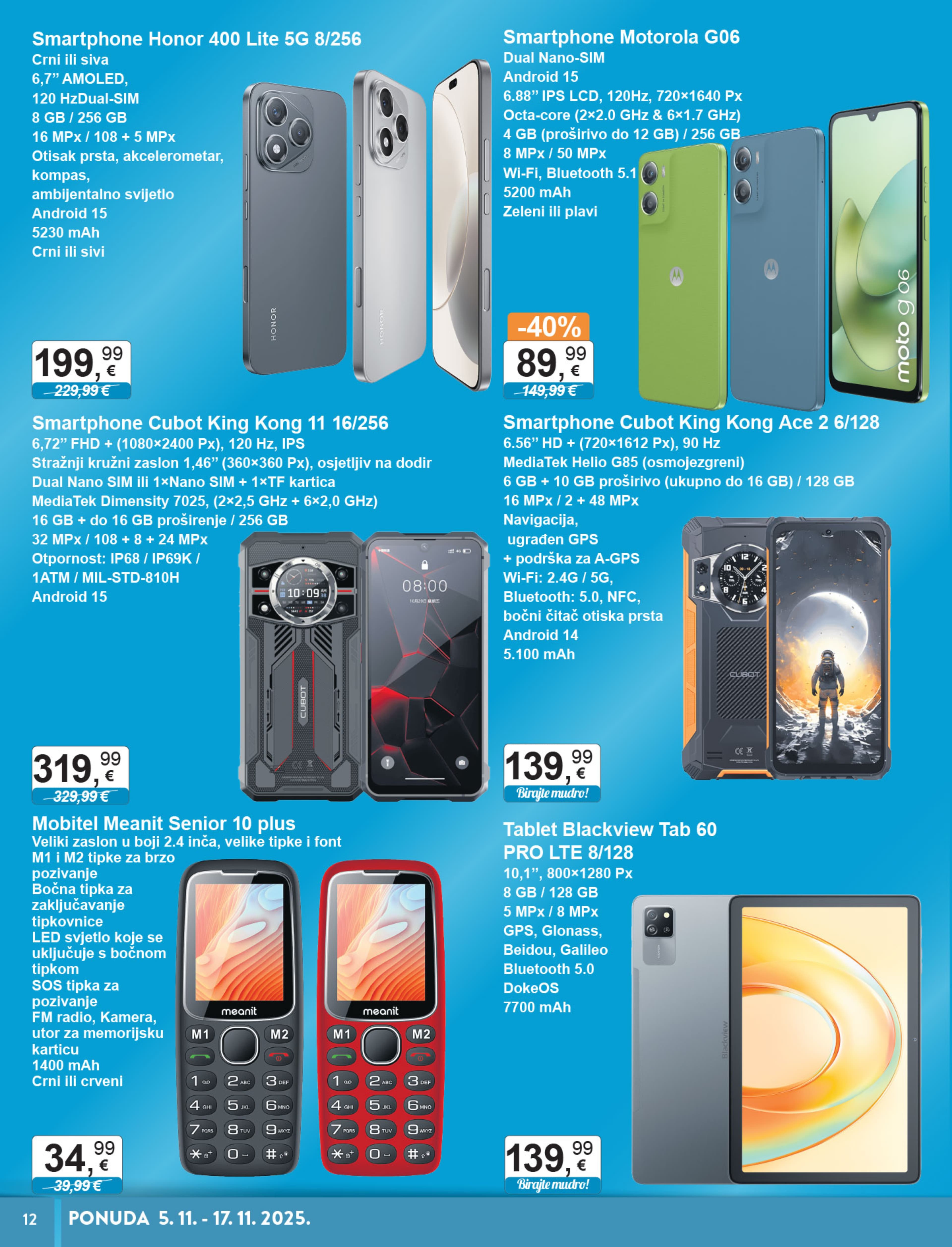 Page from catalog: Tehinka i posuđe