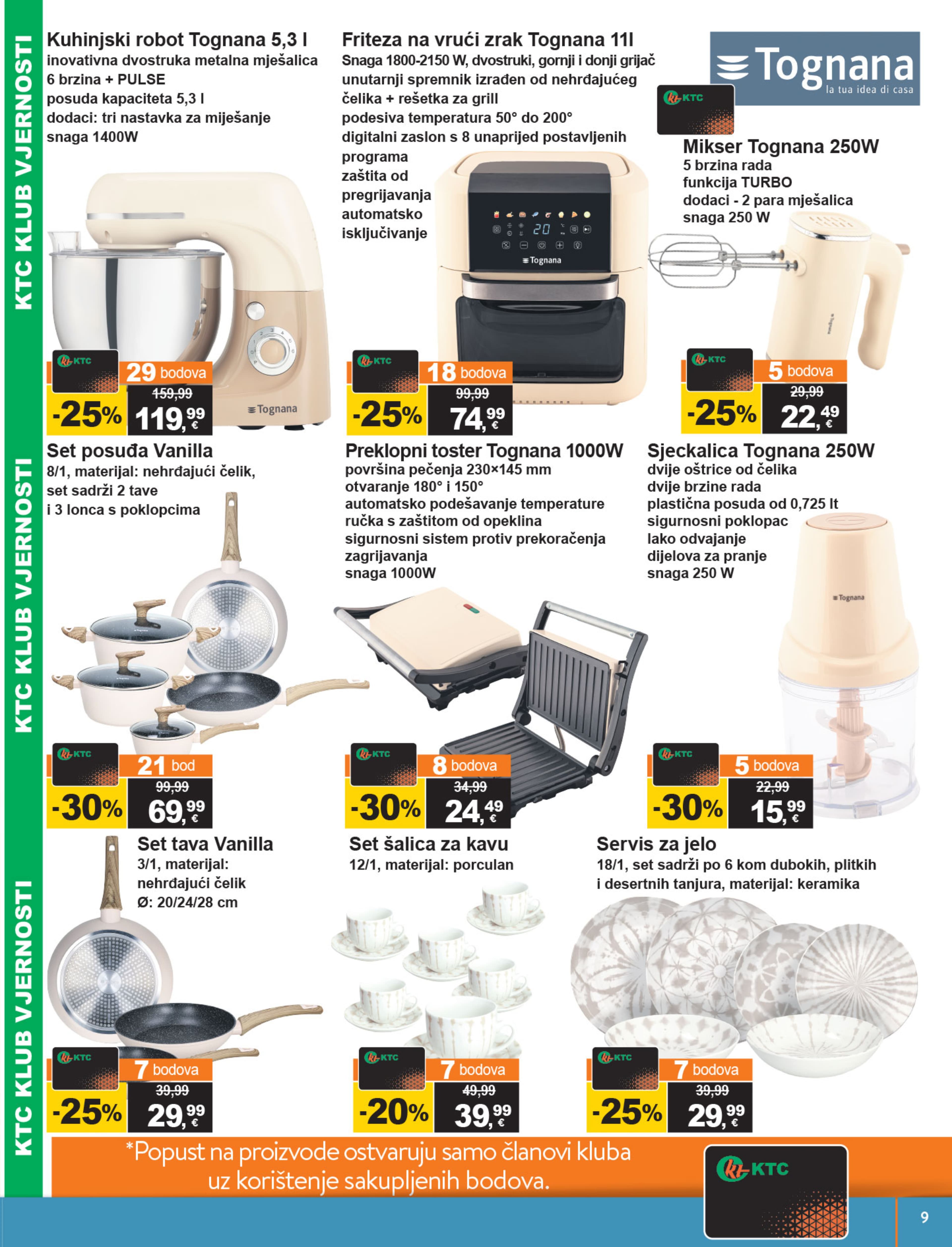 Page from catalog: Tehinka i posuđe