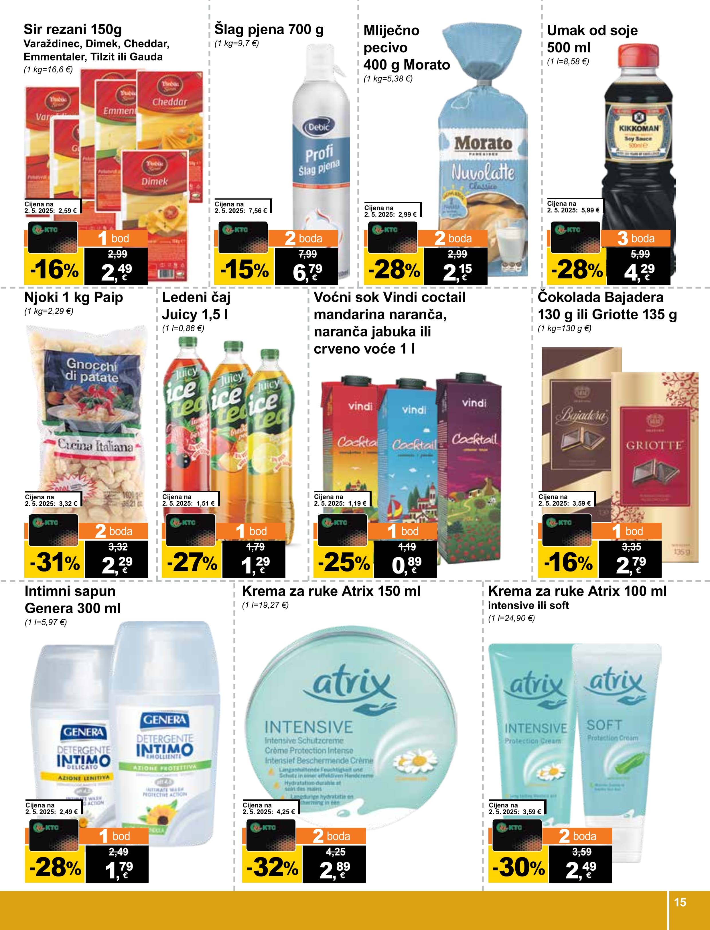 Page from catalog: Široka potrošnja