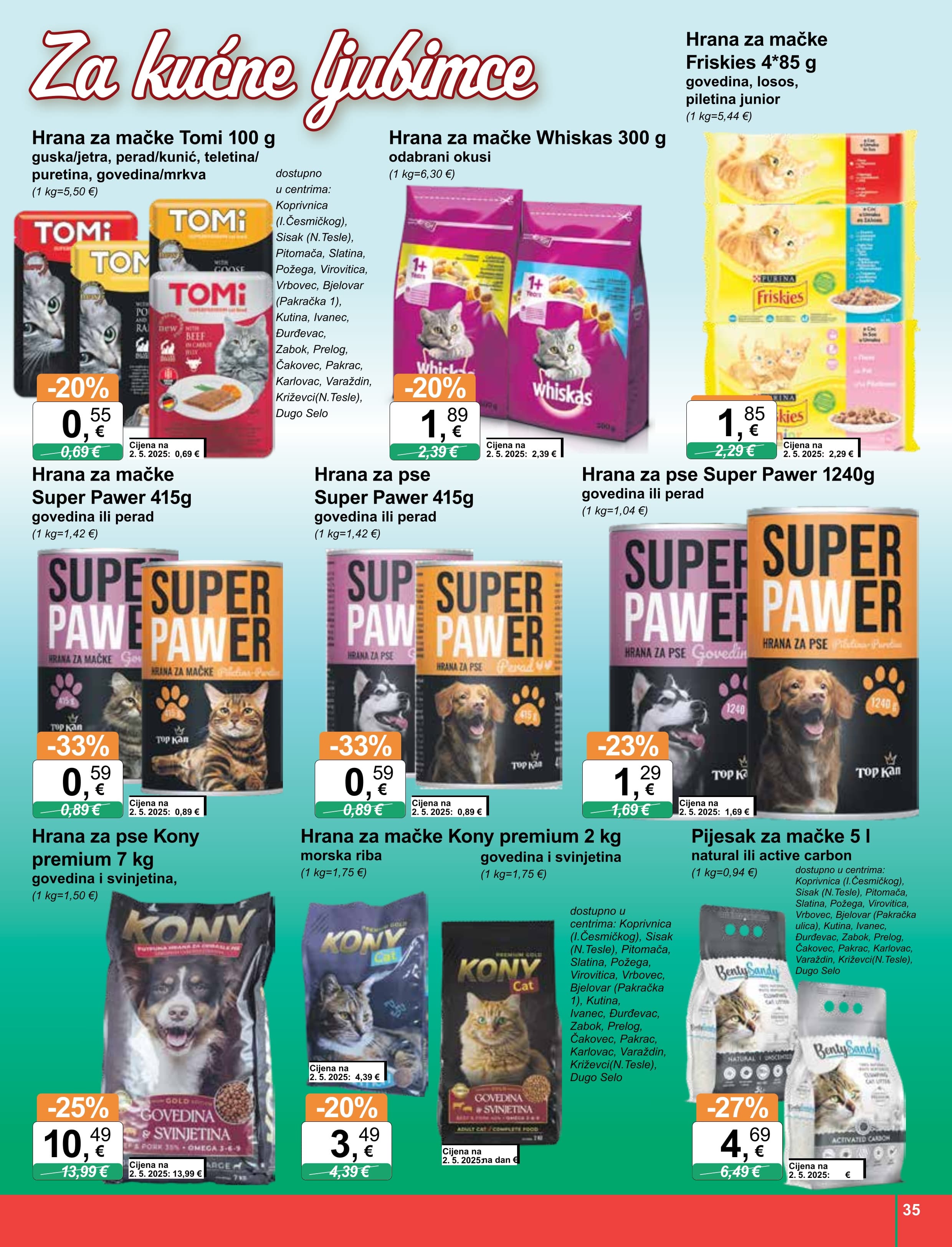 Page from catalog: Široka potrošnja