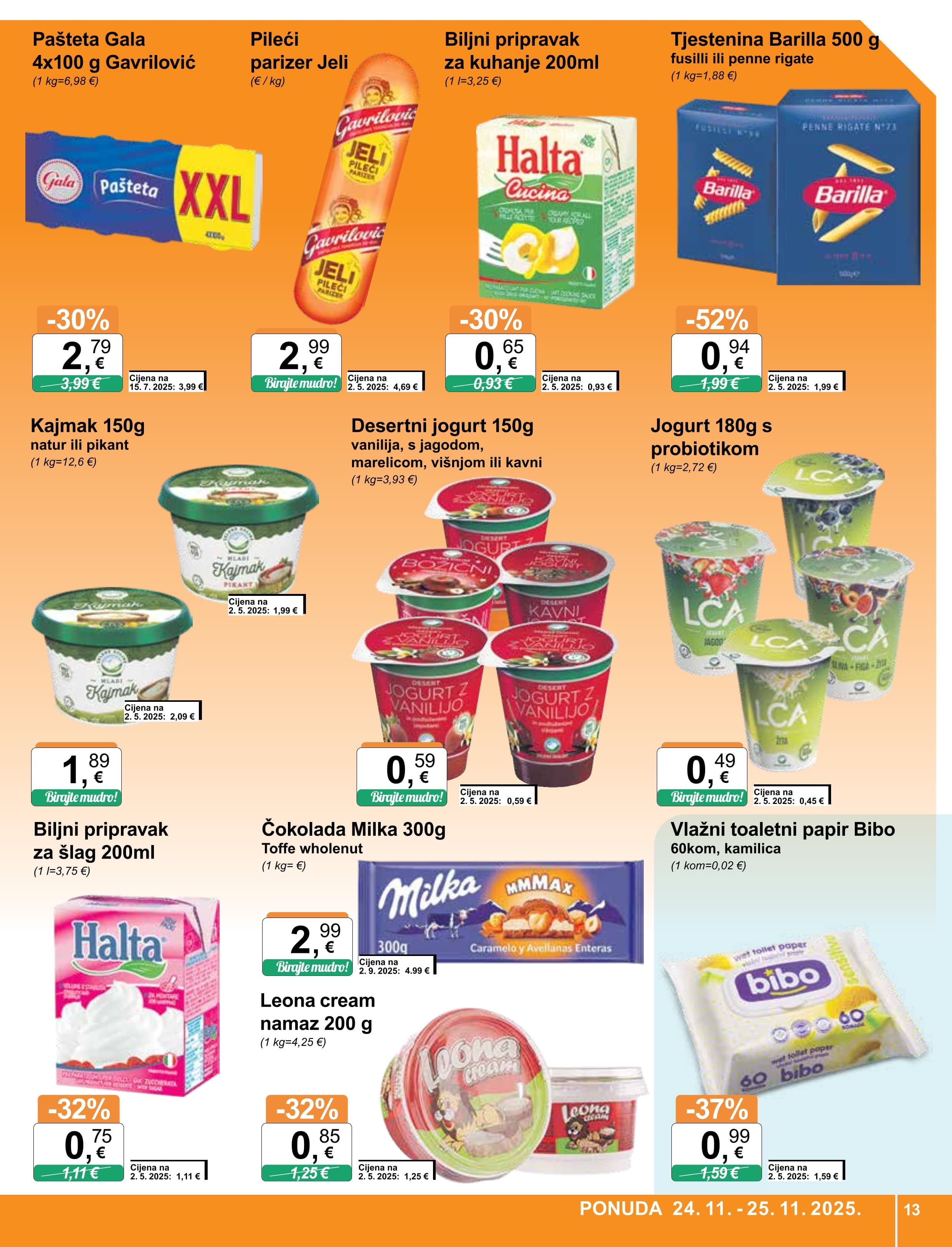 Page from catalog: Široka potrošnja