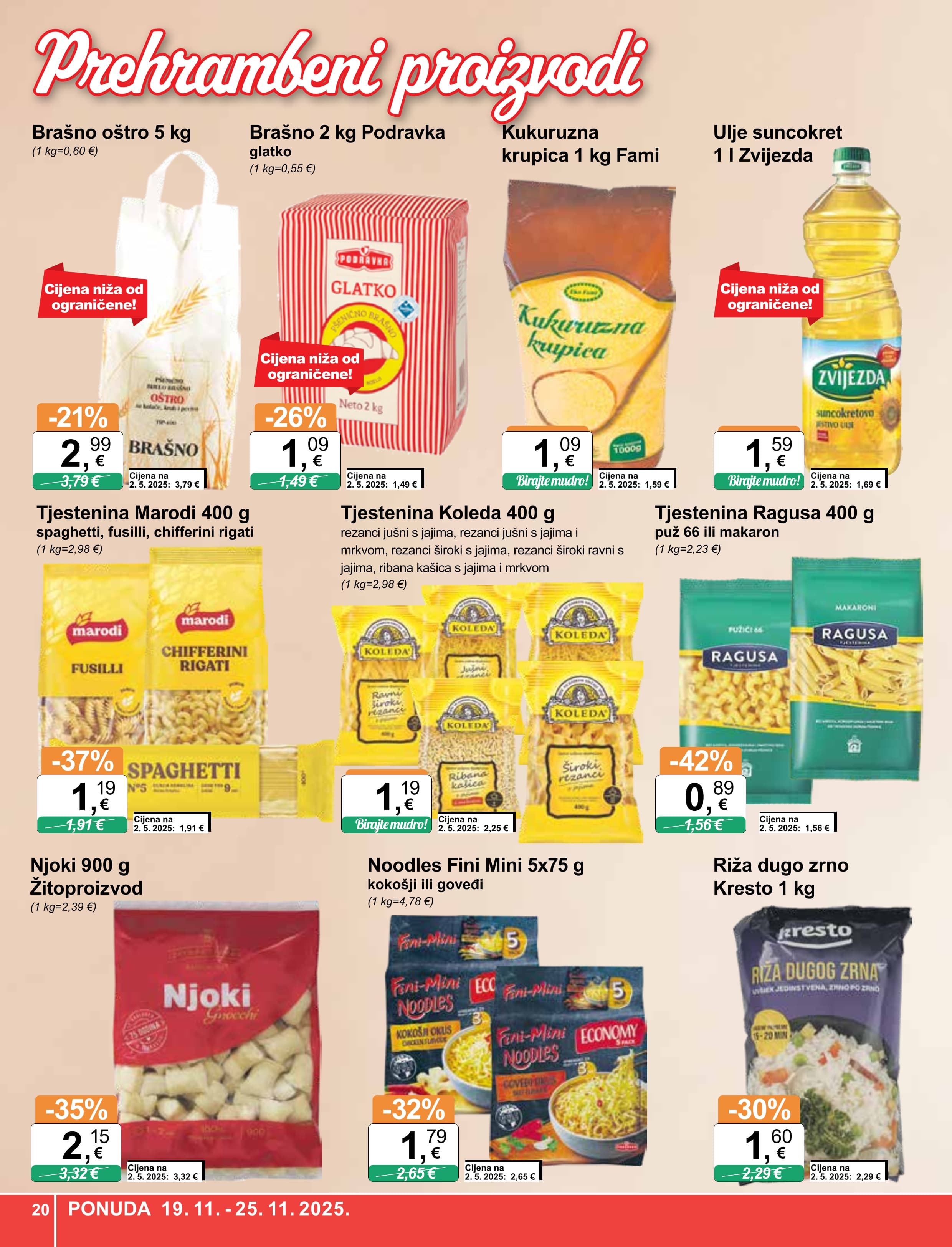 Page from catalog: Široka potrošnja