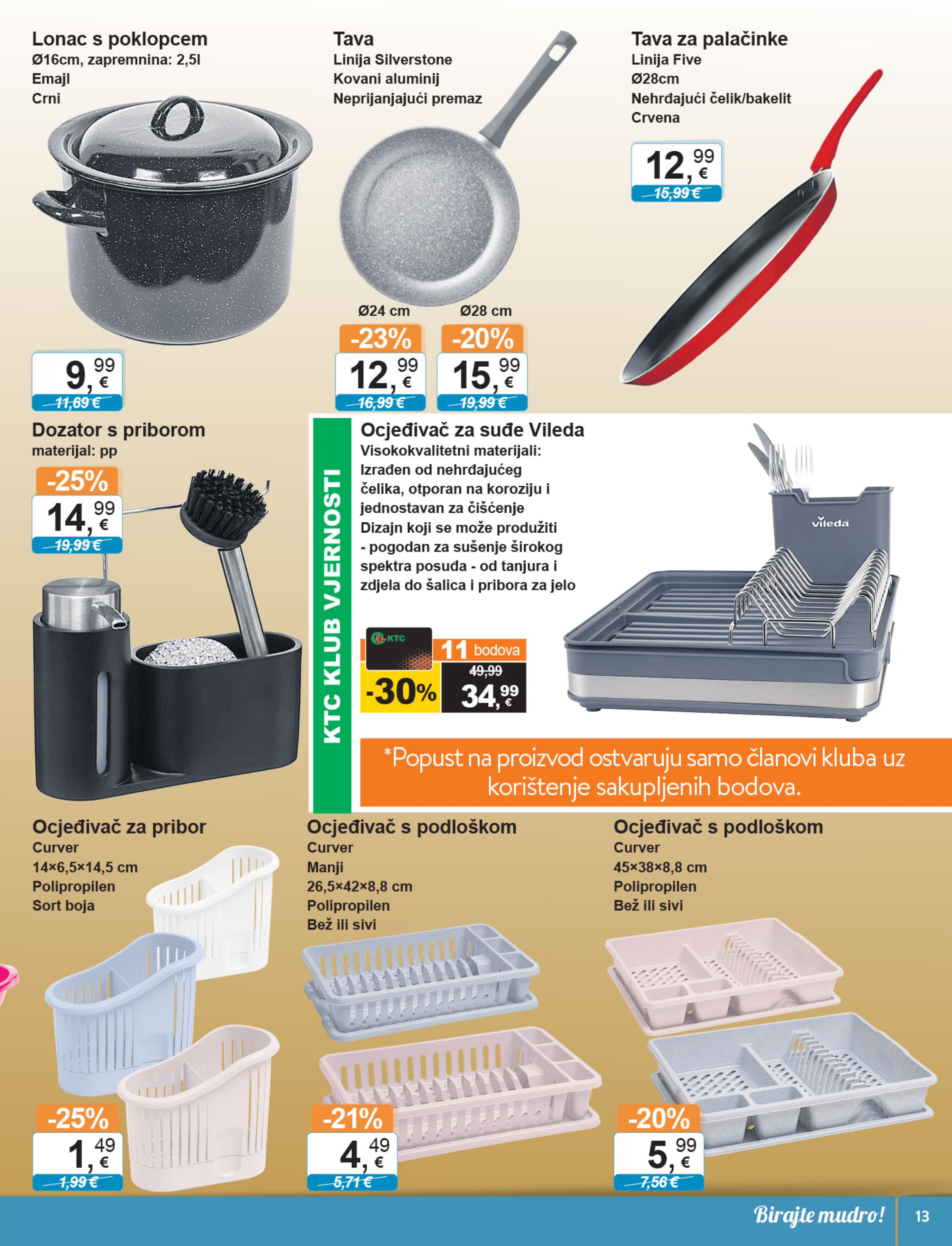 Page from catalog: Tehnika i posuđe