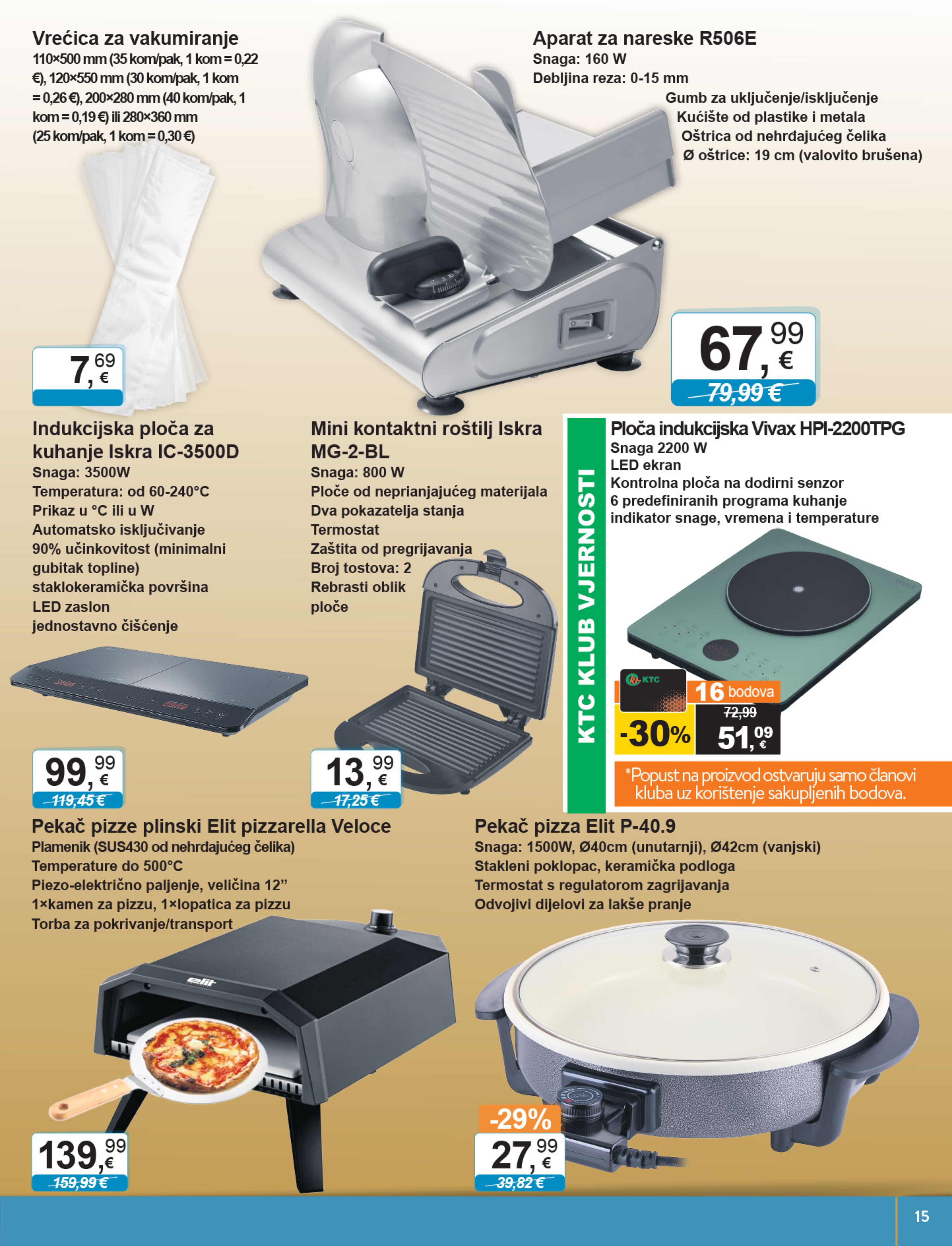 Page from catalog: Tehnika i posuđe