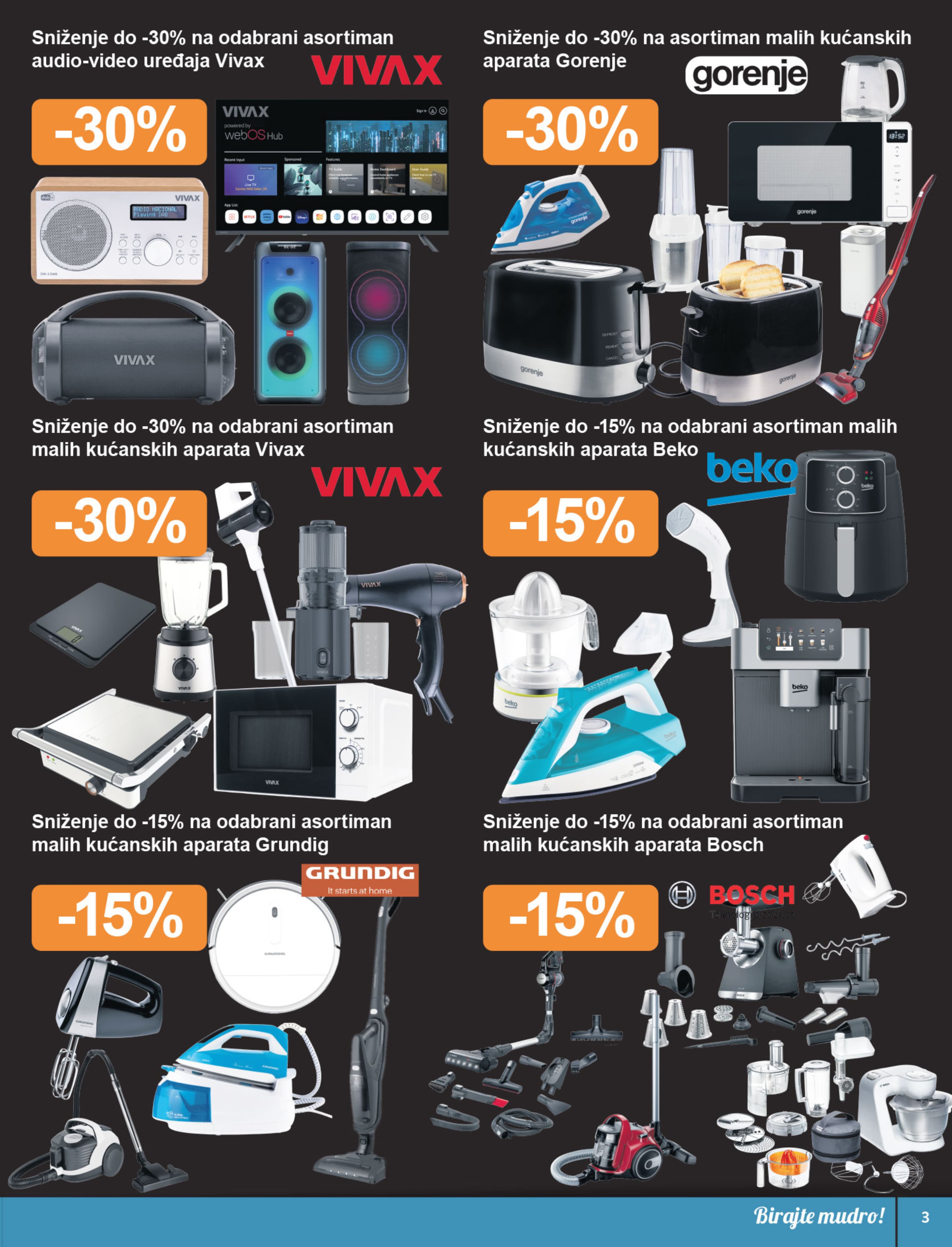 Page from catalog: Tehnika i posuđe