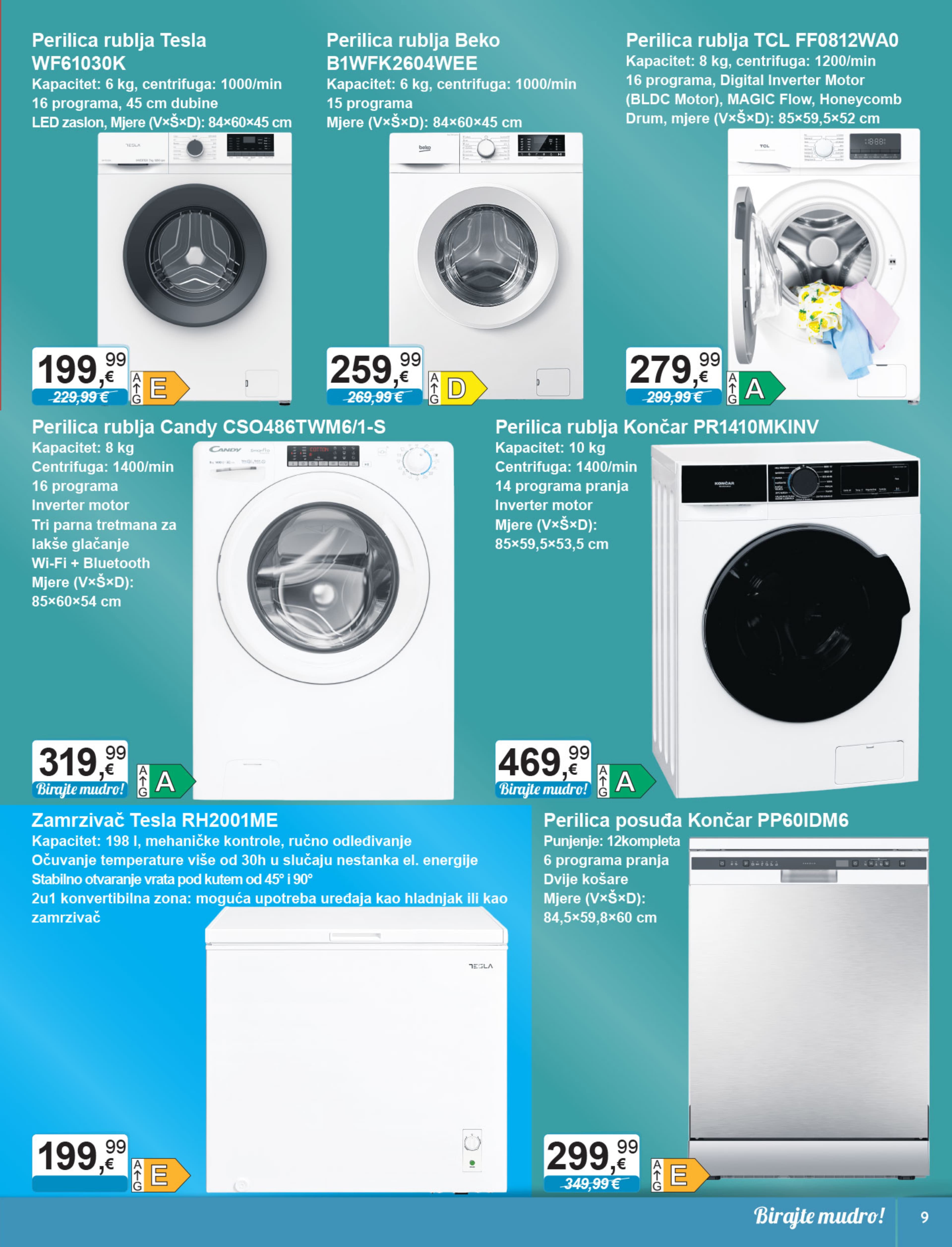 Page from catalog: Tehnika i posuđe