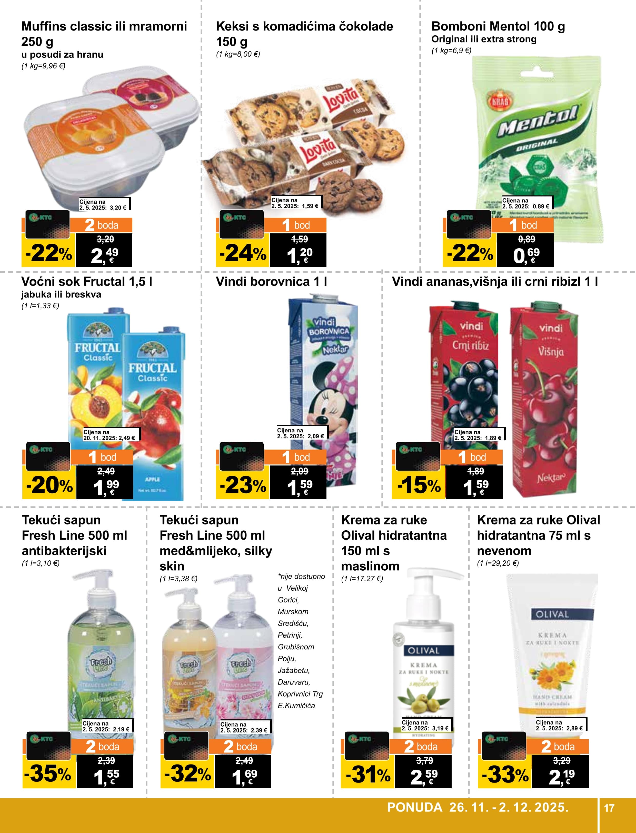 Stranica 17. KTC kataloga - Akcije od 26.11. do 02.12.2025.