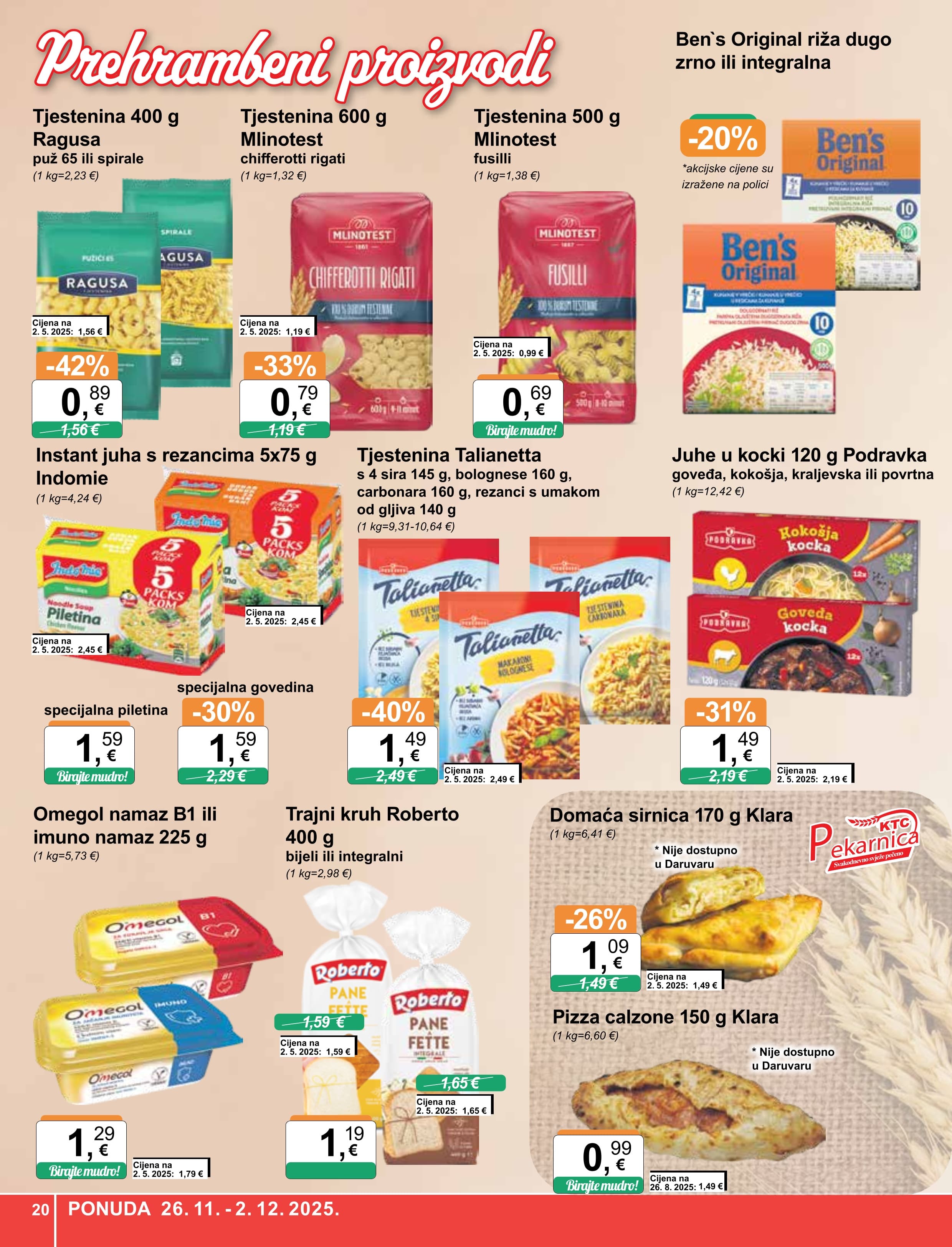 Stranica 20. KTC kataloga - Akcije od 26.11. do 02.12.2025.