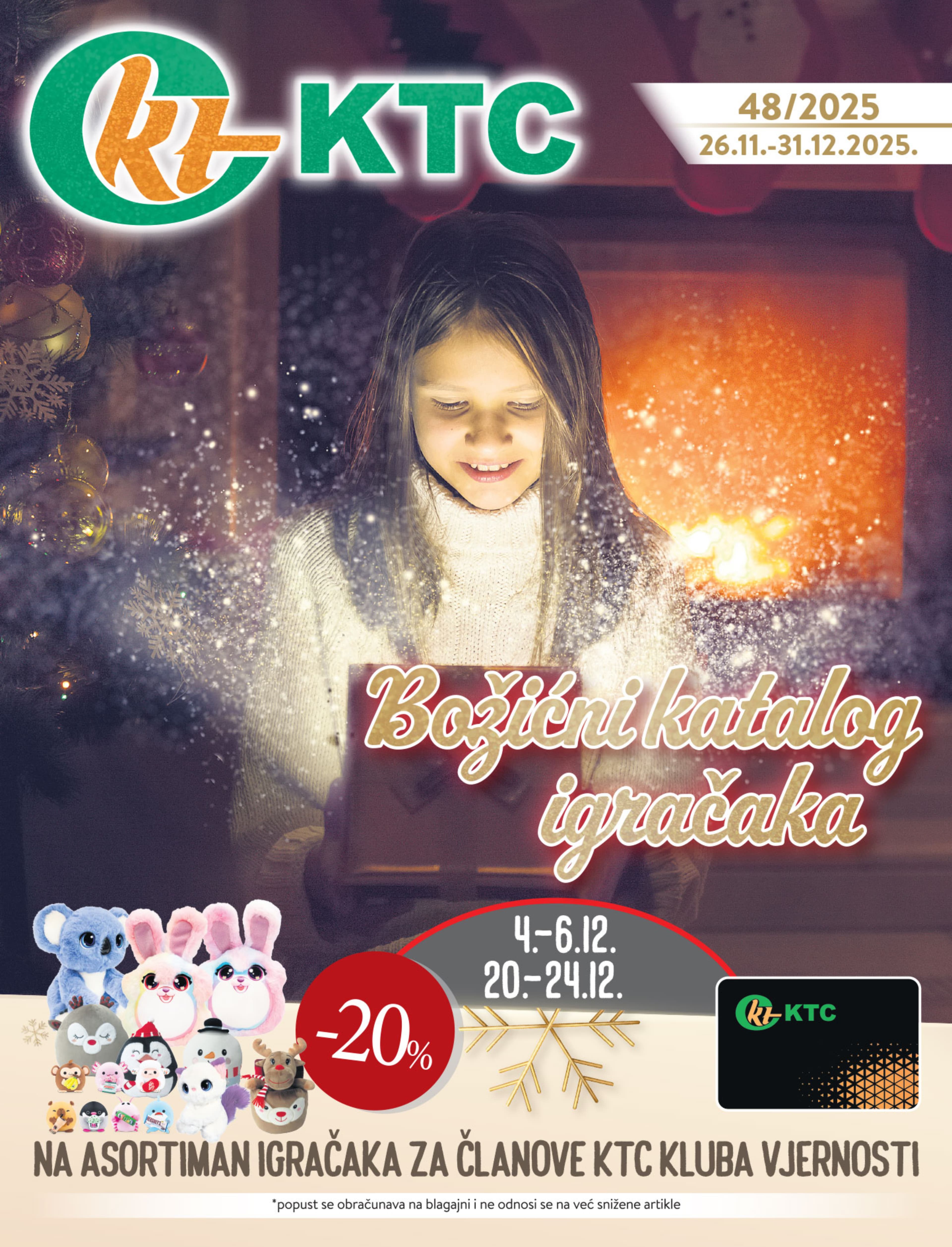Stranica 1. KTC kataloga - Akcije od 26.11. do 31.12.2025.