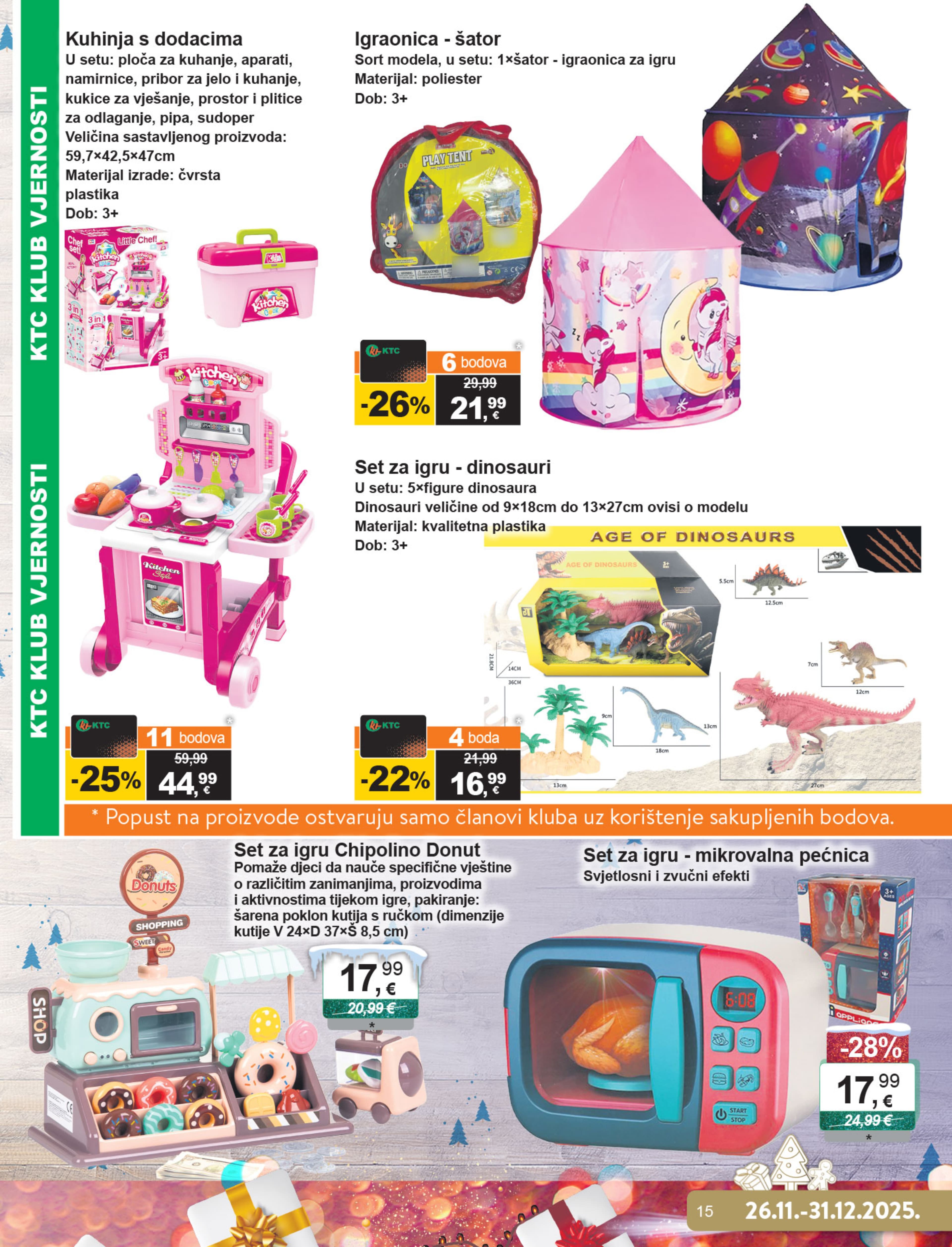 Stranica 15. KTC kataloga - Akcije od 26.11. do 31.12.2025.