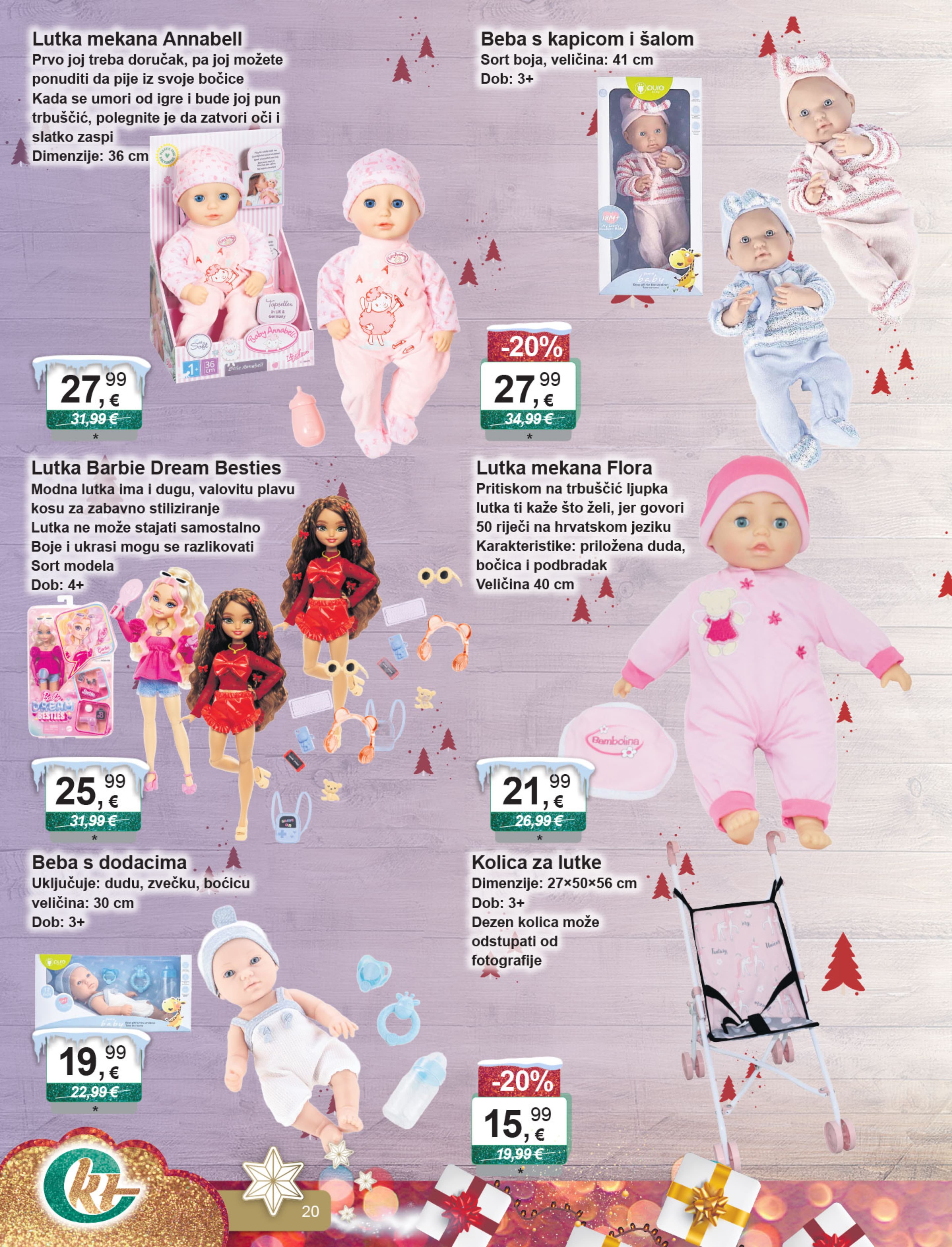 Page from catalog: Božićni katalog igračaka