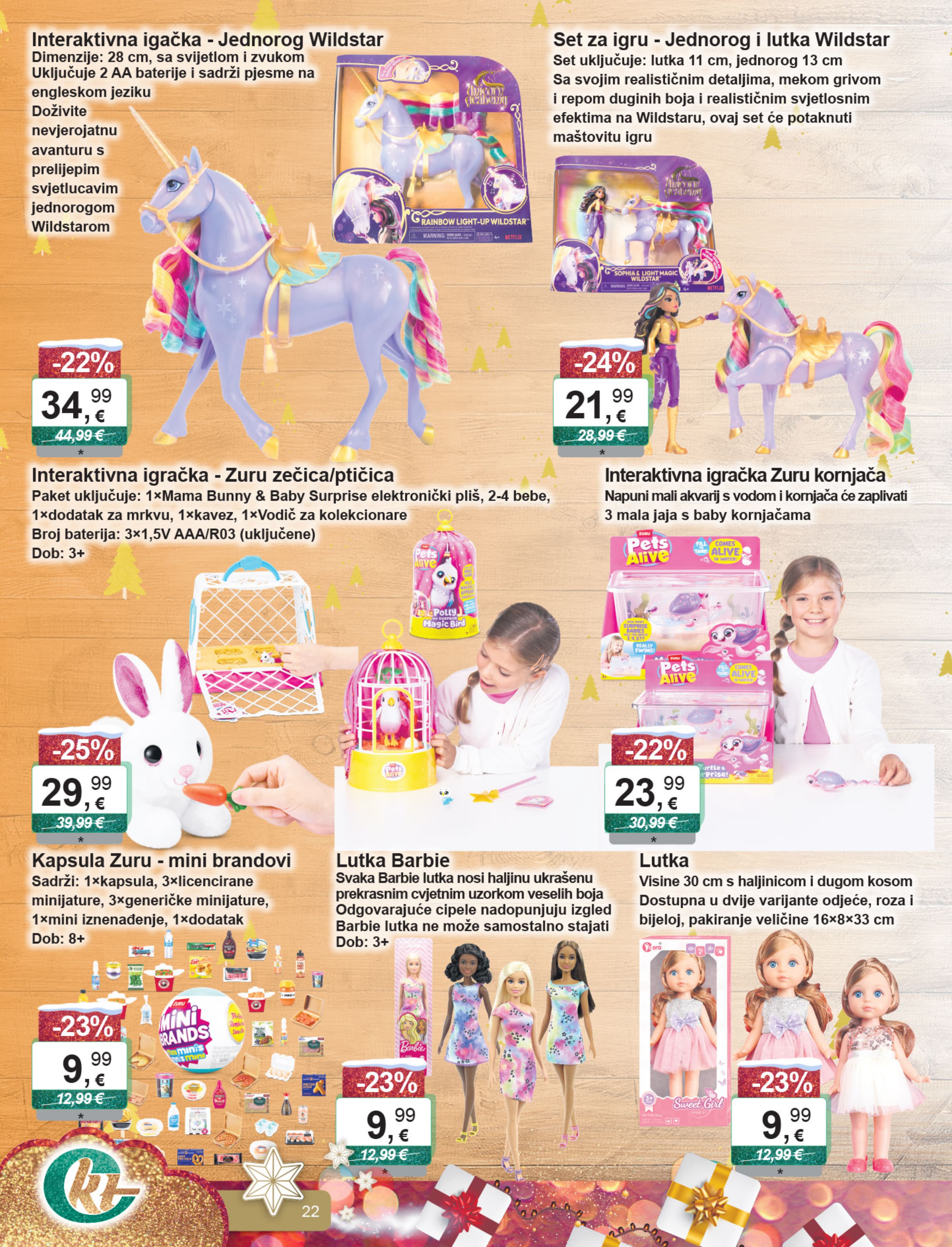 Page from catalog: Božićni katalog igračaka