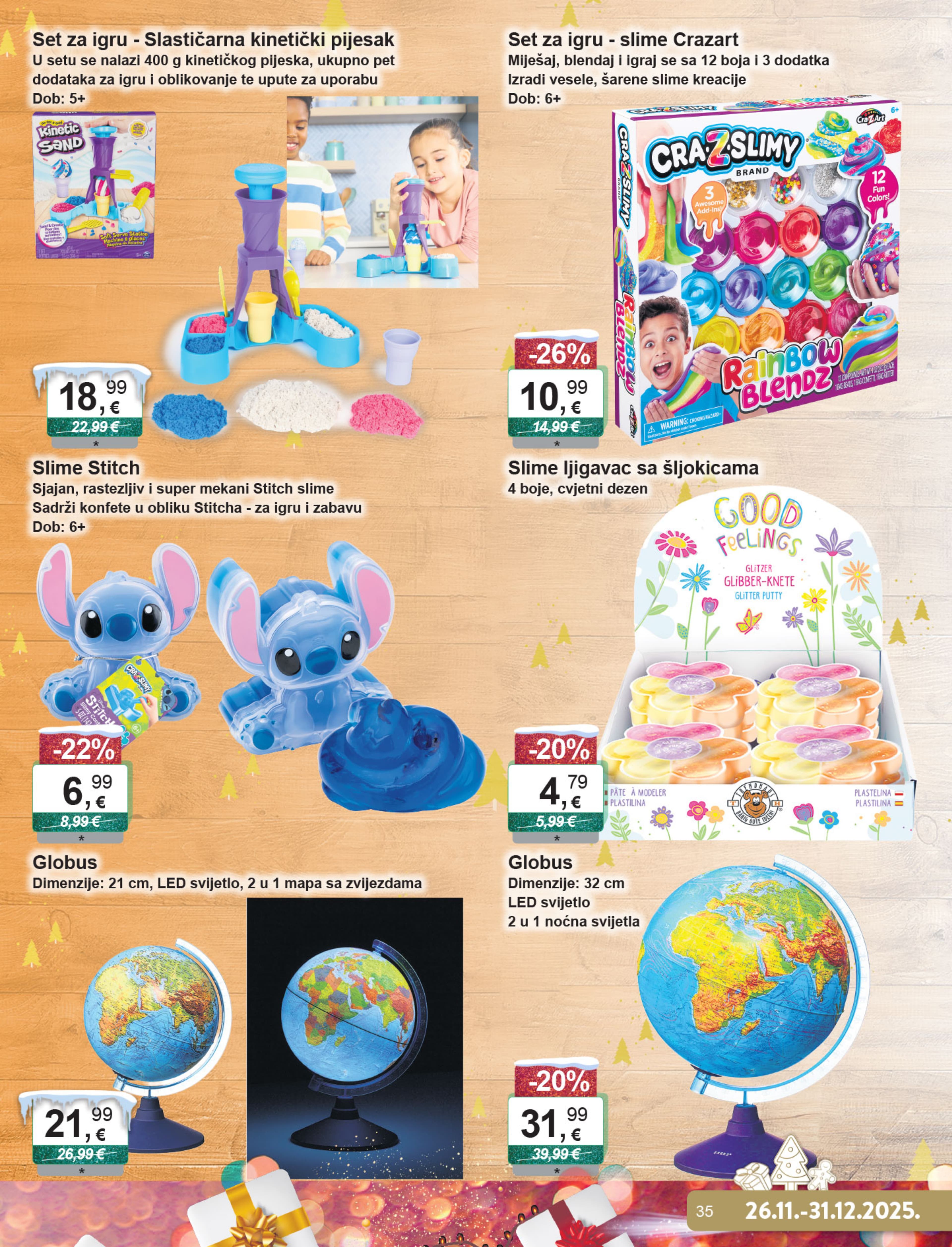 Page from catalog: Božićni katalog igračaka