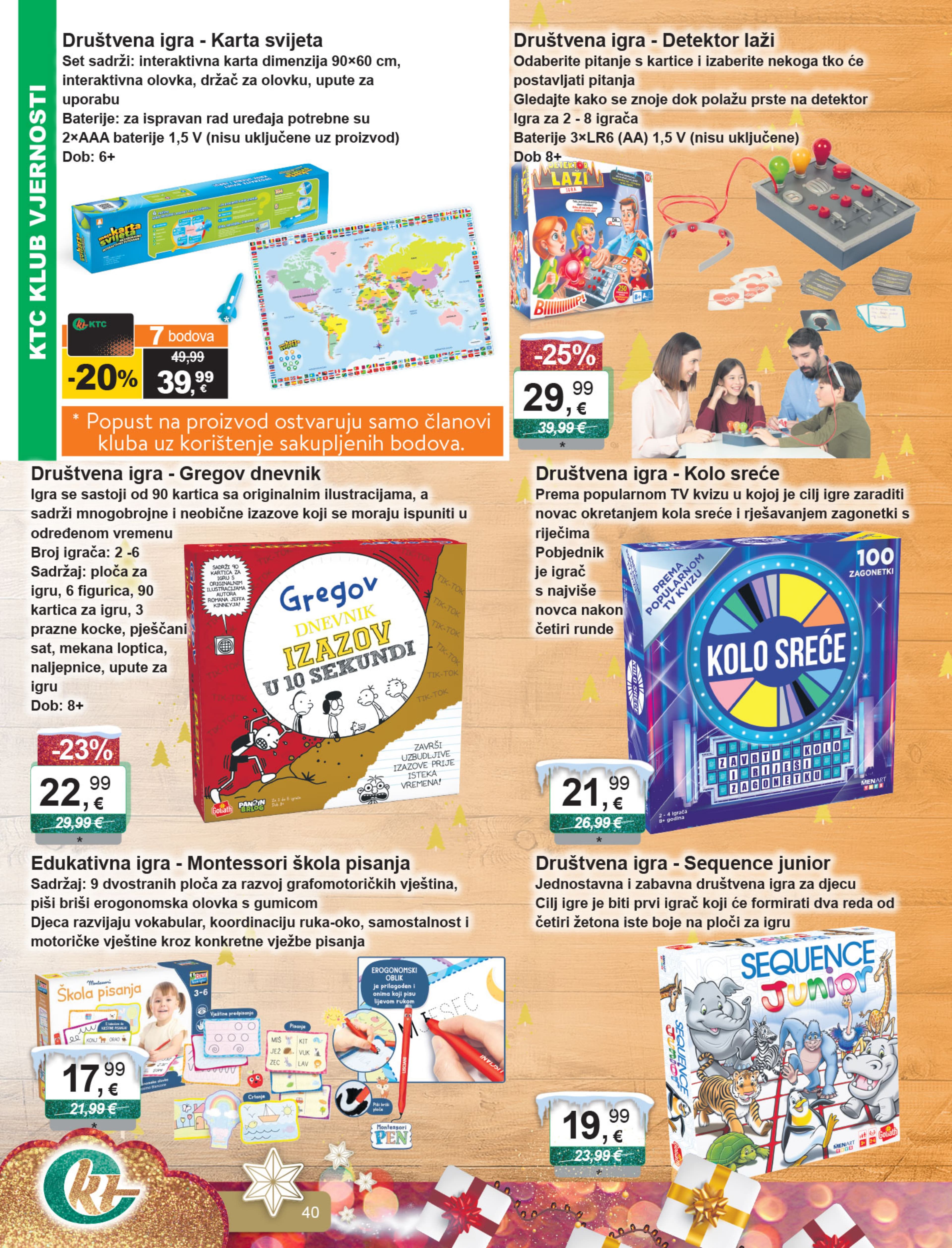 Page from catalog: Božićni katalog igračaka