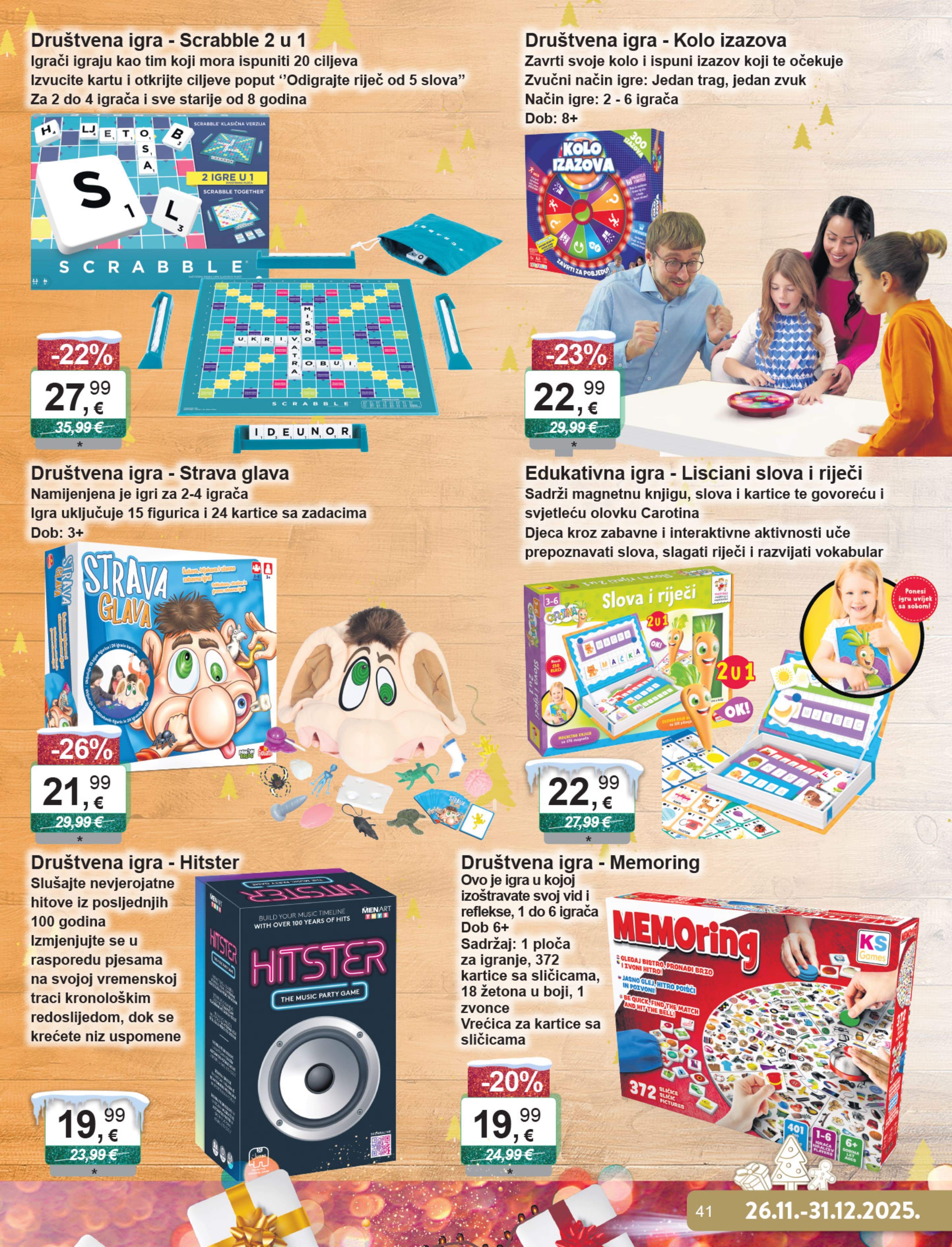 Page from catalog: Božićni katalog igračaka