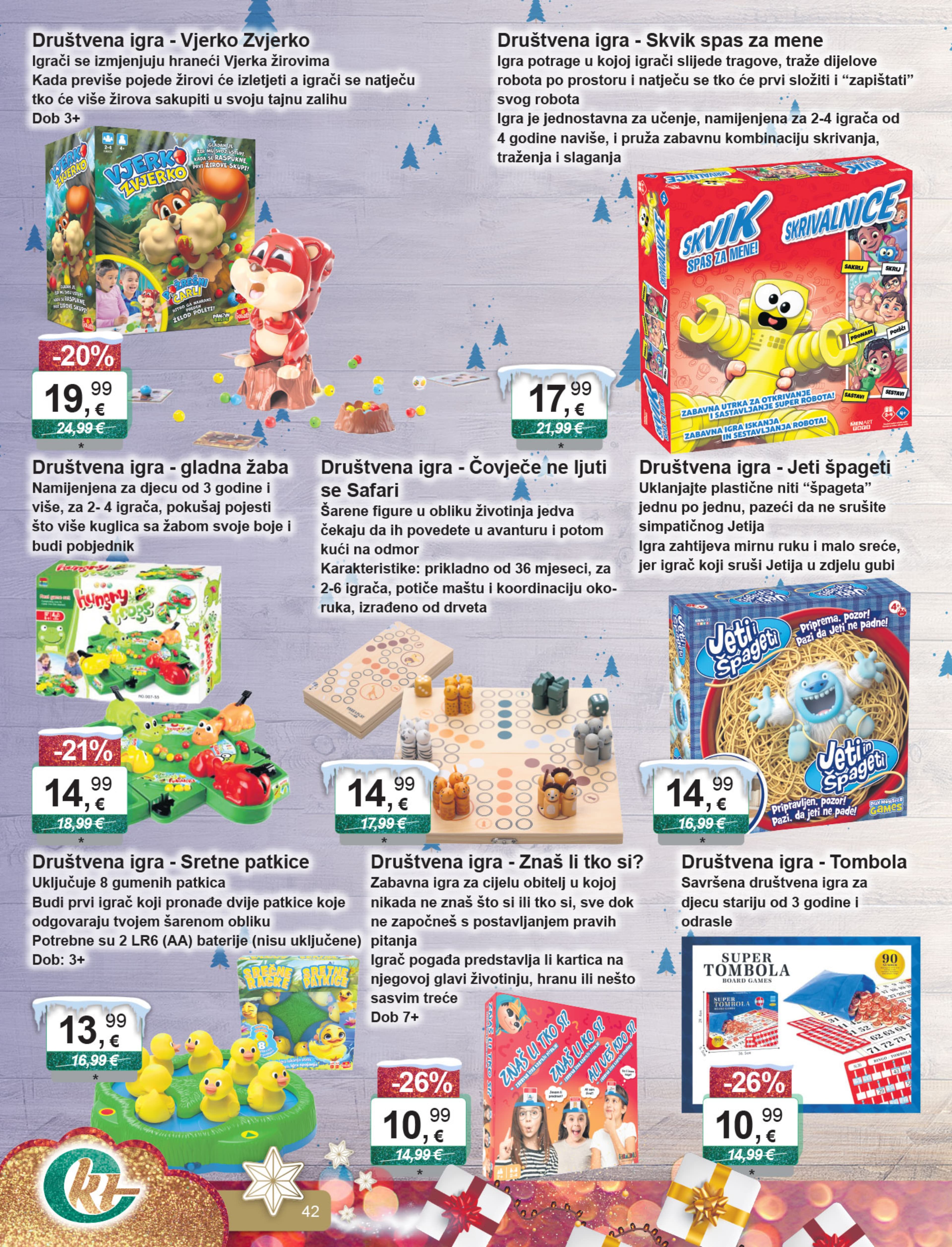 Page from catalog: Božićni katalog igračaka