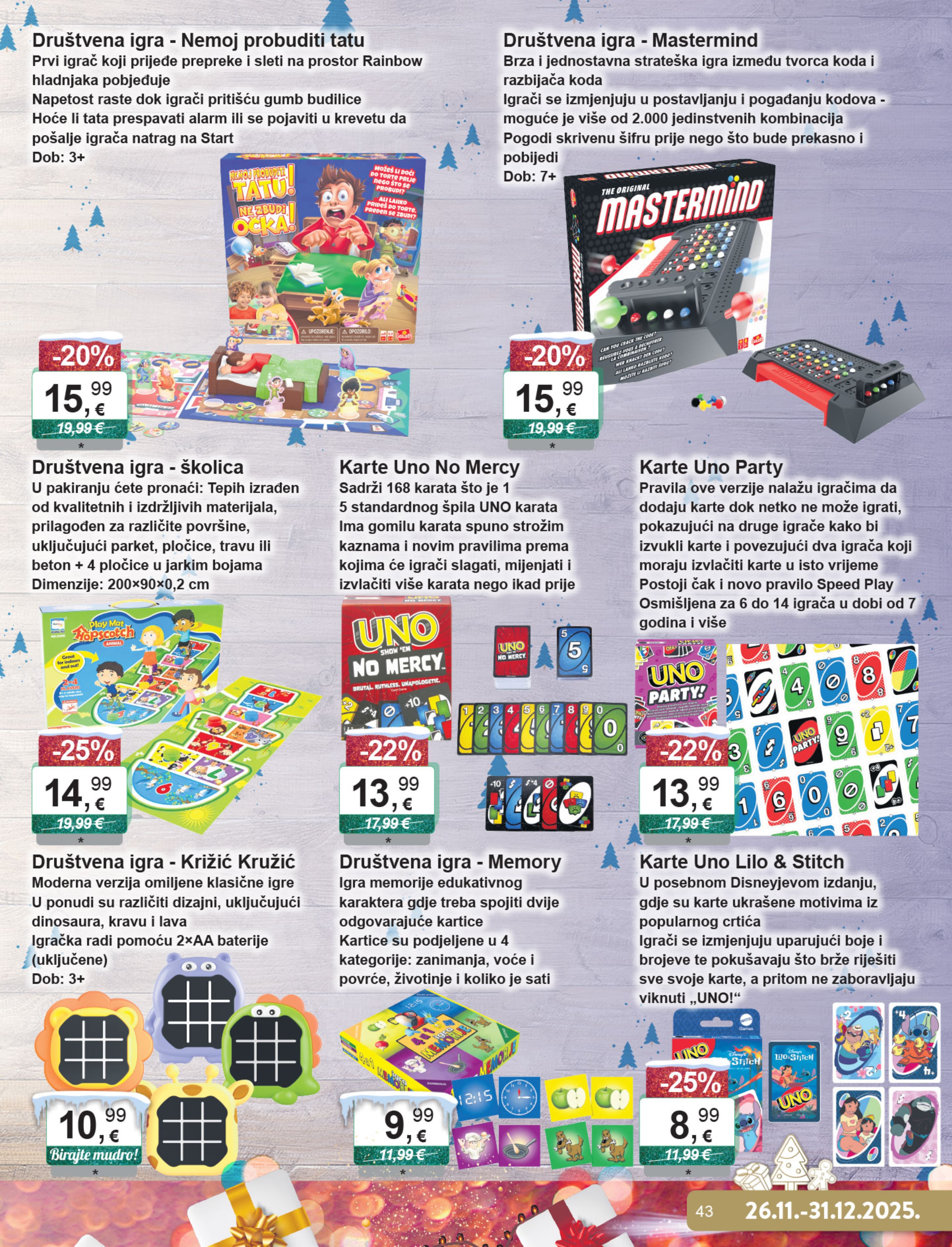 Page from catalog: Božićni katalog igračaka