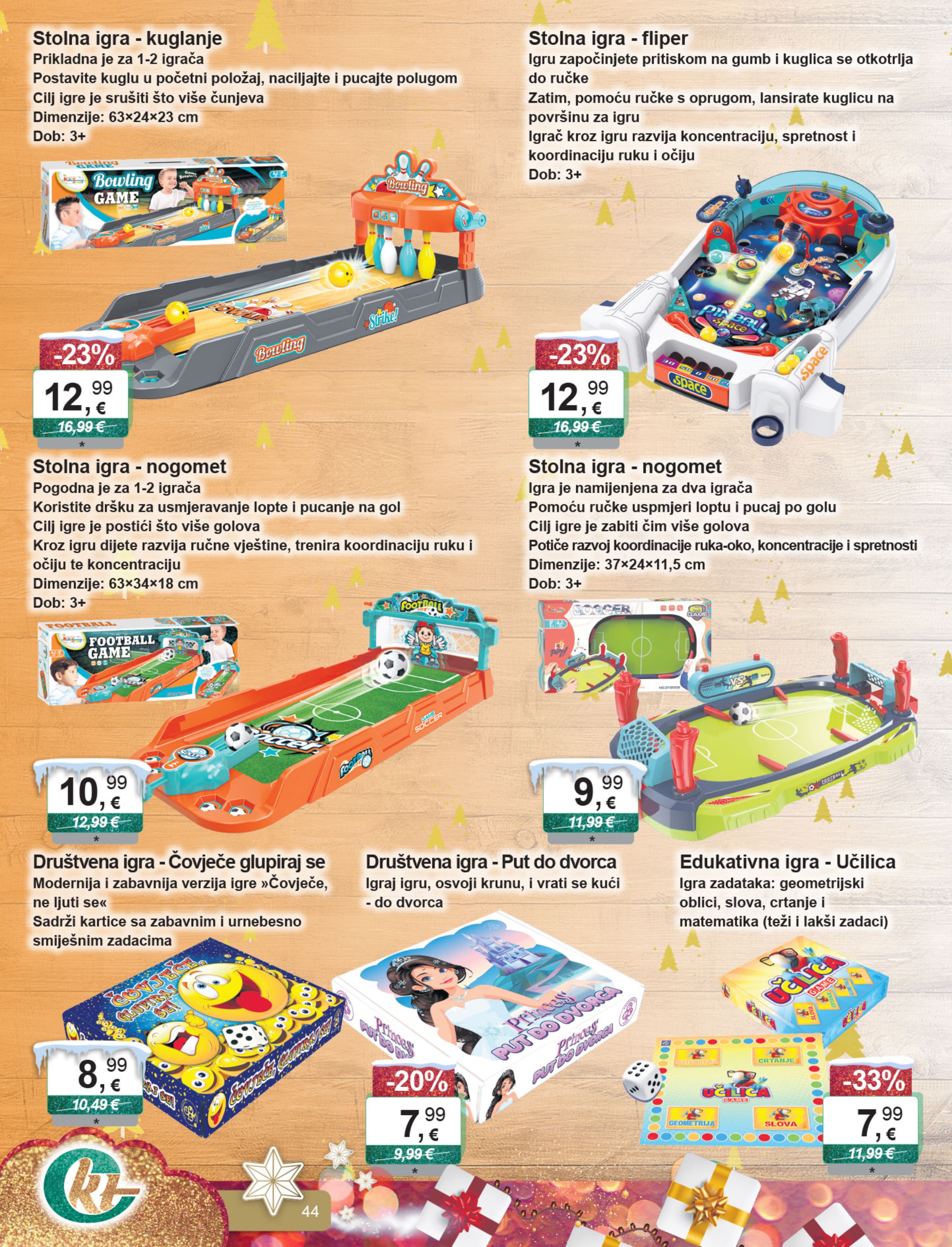 Page from catalog: Božićni katalog igračaka