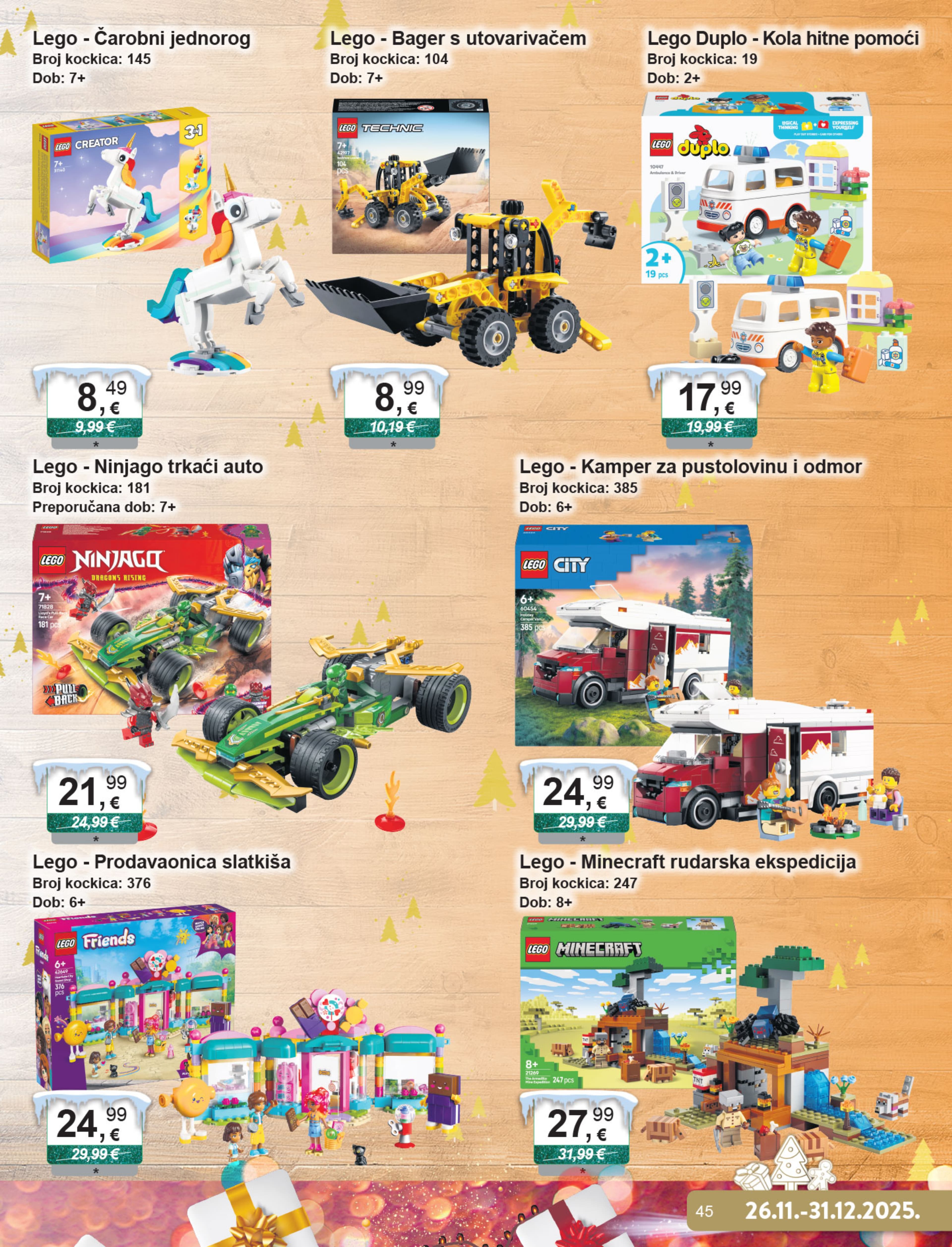 Page from catalog: Božićni katalog igračaka