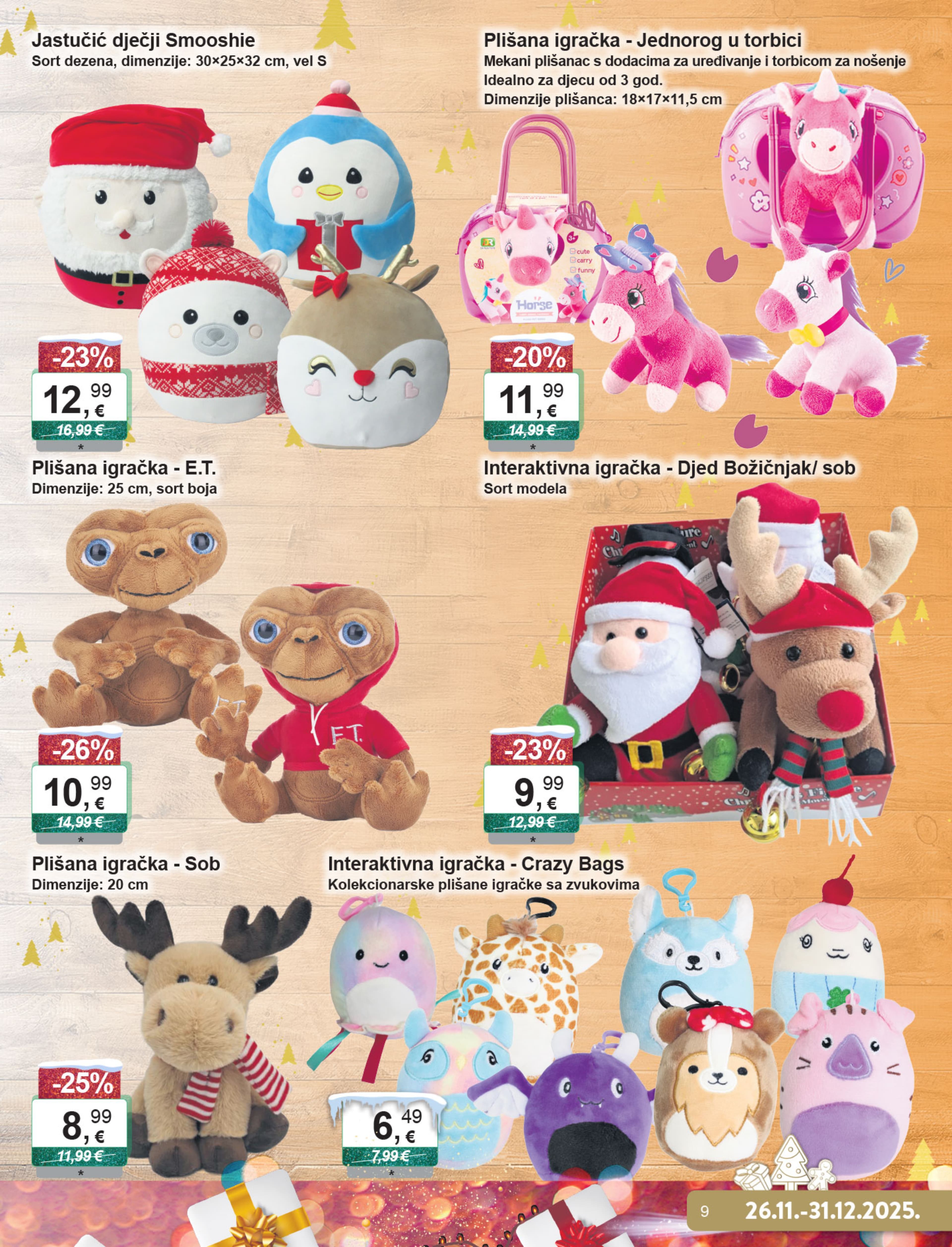 Page from catalog: Božićni katalog igračaka