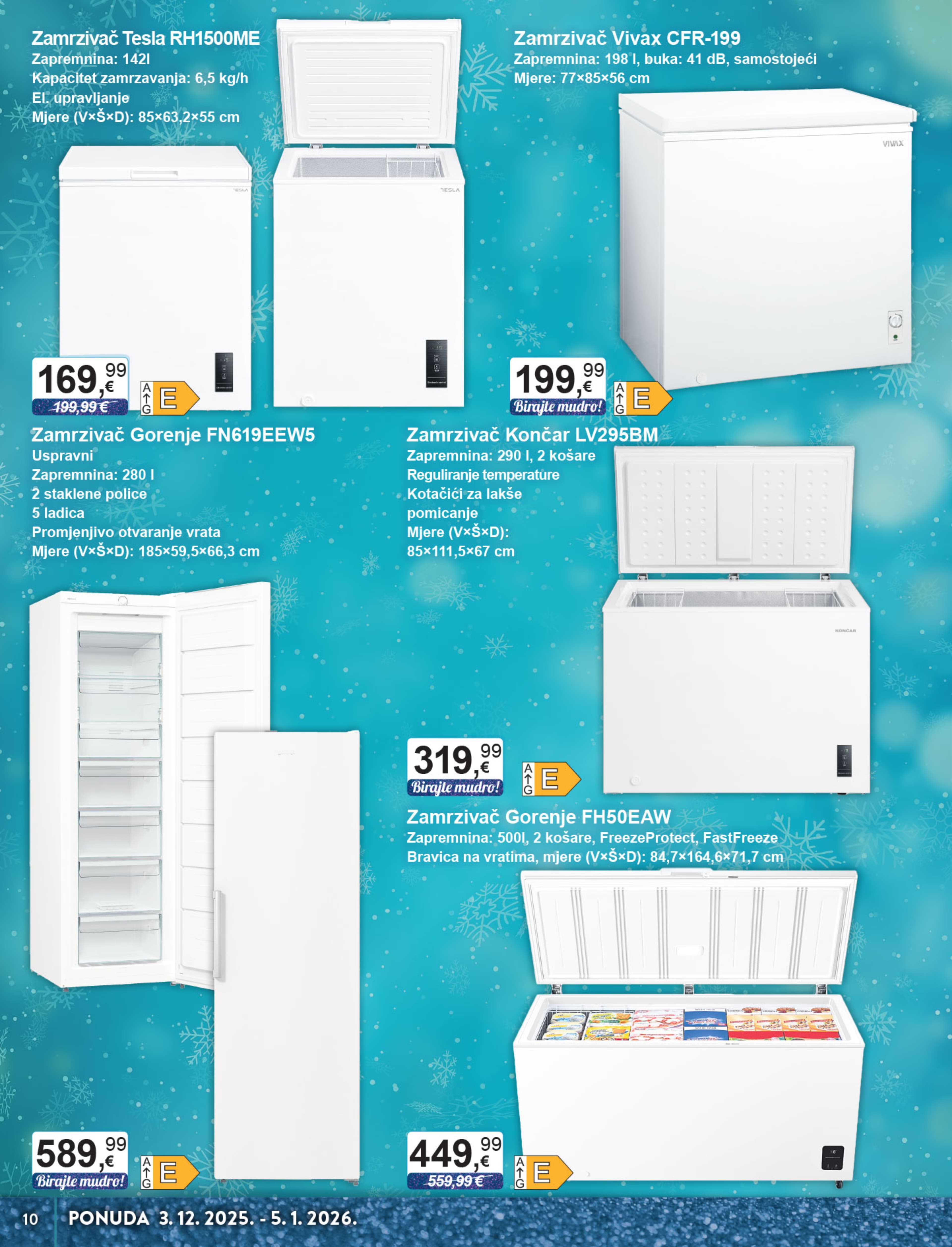 Stranica 10. KTC kataloga - Akcije od 03.12. do 05.01.2026.