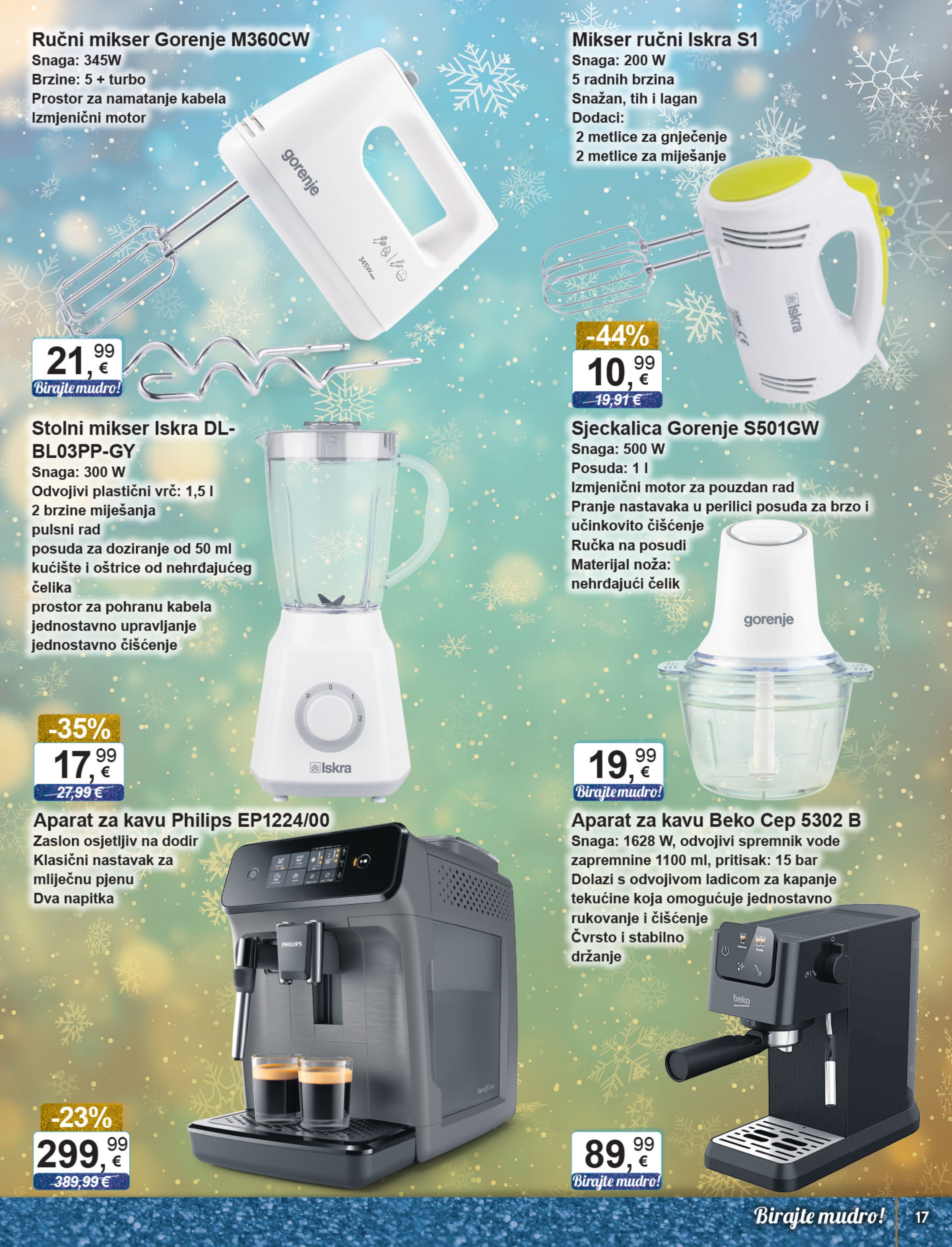 Page from catalog: Tehnika i posuđe